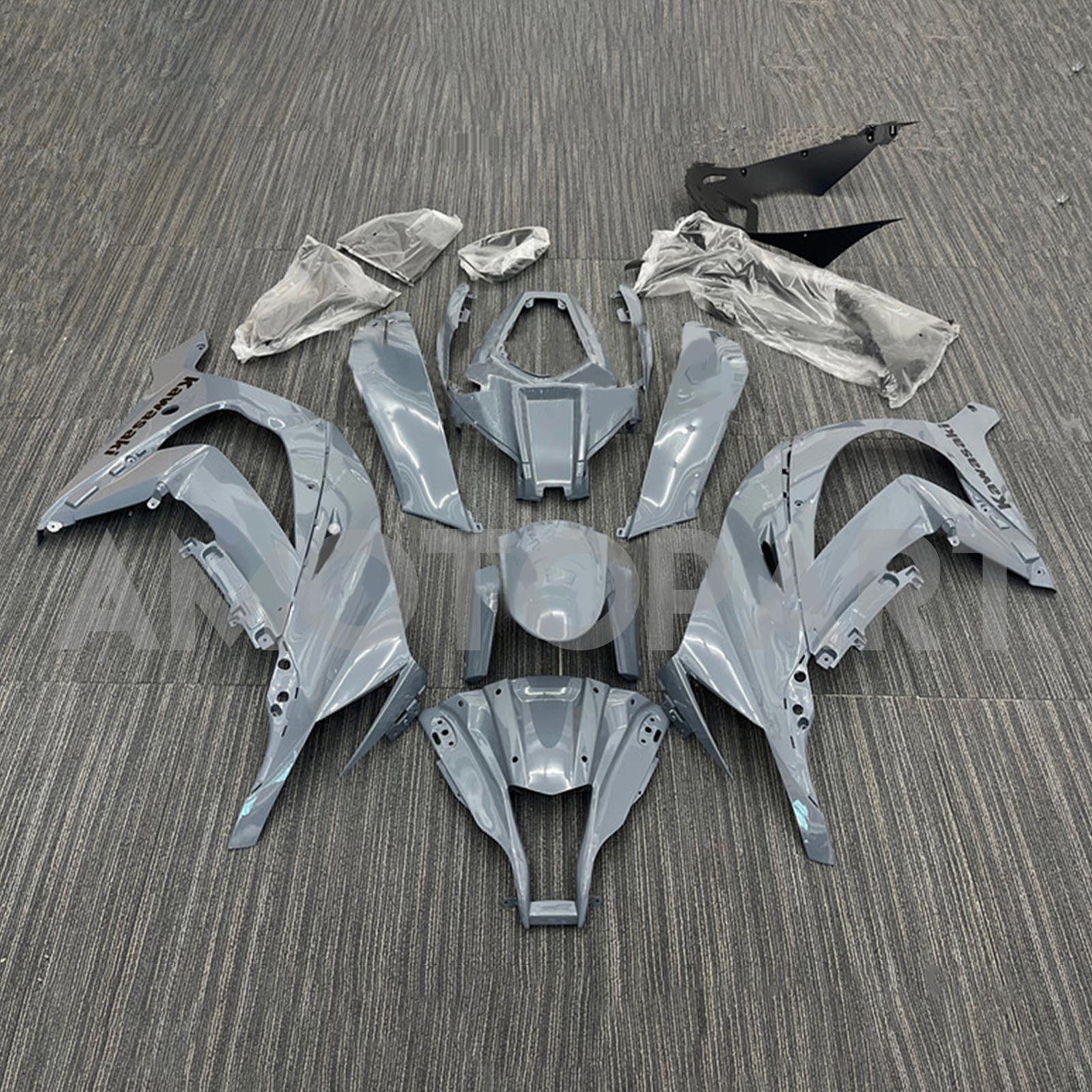 Amotopart 2011-2015 Kawasaki ZX10R GRAY KIT KIT