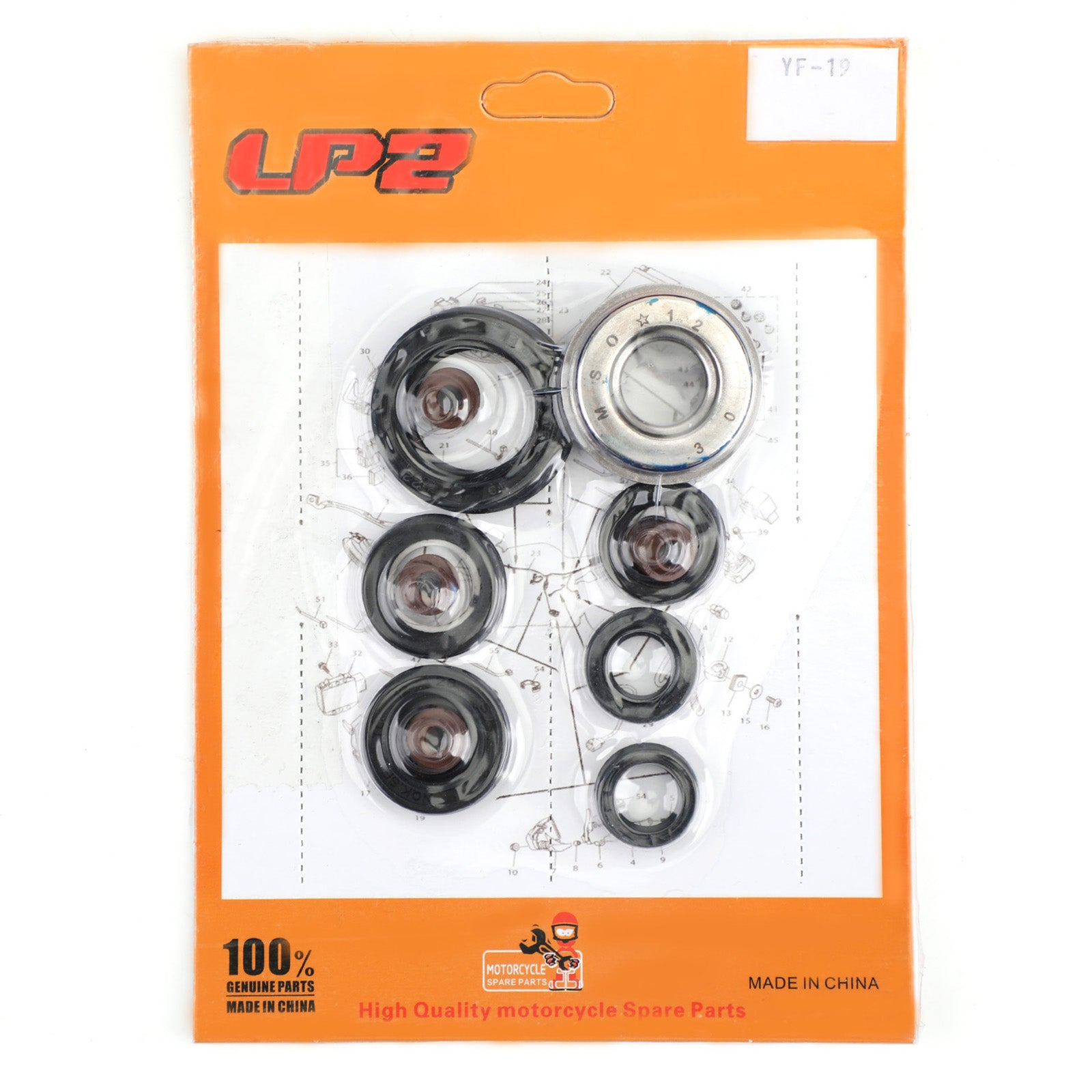 2013–2017 Honda CRF250L Complete Engine Oil Seal Crankcase Kit - 11pcs
