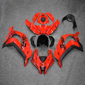 Amotopart 2016-2020 ZX10R Kawasaki Red&Black Style3 Fairing Kit