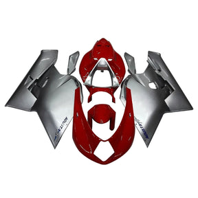 Amotopart 2005–2006 MV Agusta F4 1000 Red &amp; Silver Style2 Verkleidungsset