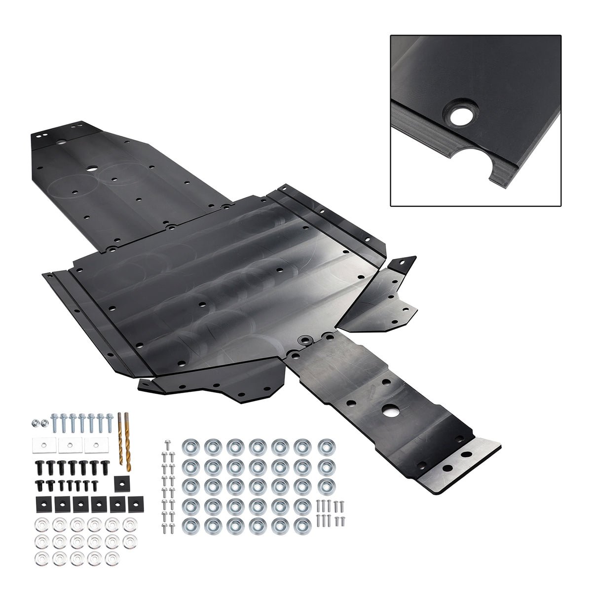 Kit de placa protectora de deslizamiento de protección del tren de rodaje Kawasaki Teryx Krx 1000 2020-2026 Uhmw
