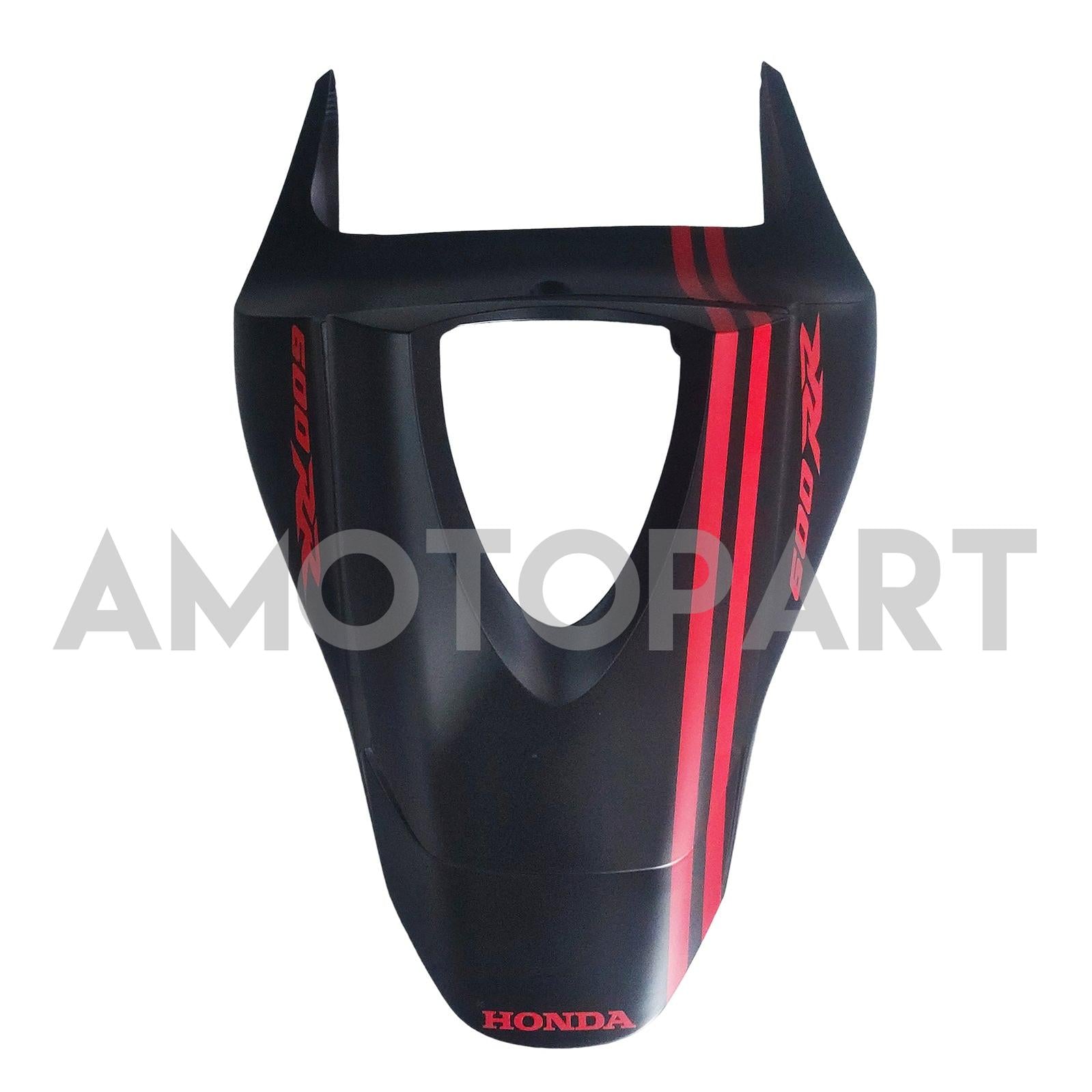 Amotopart 2007–2008 Honda CBR600RR mattschwarz-rotes Verkleidungsset