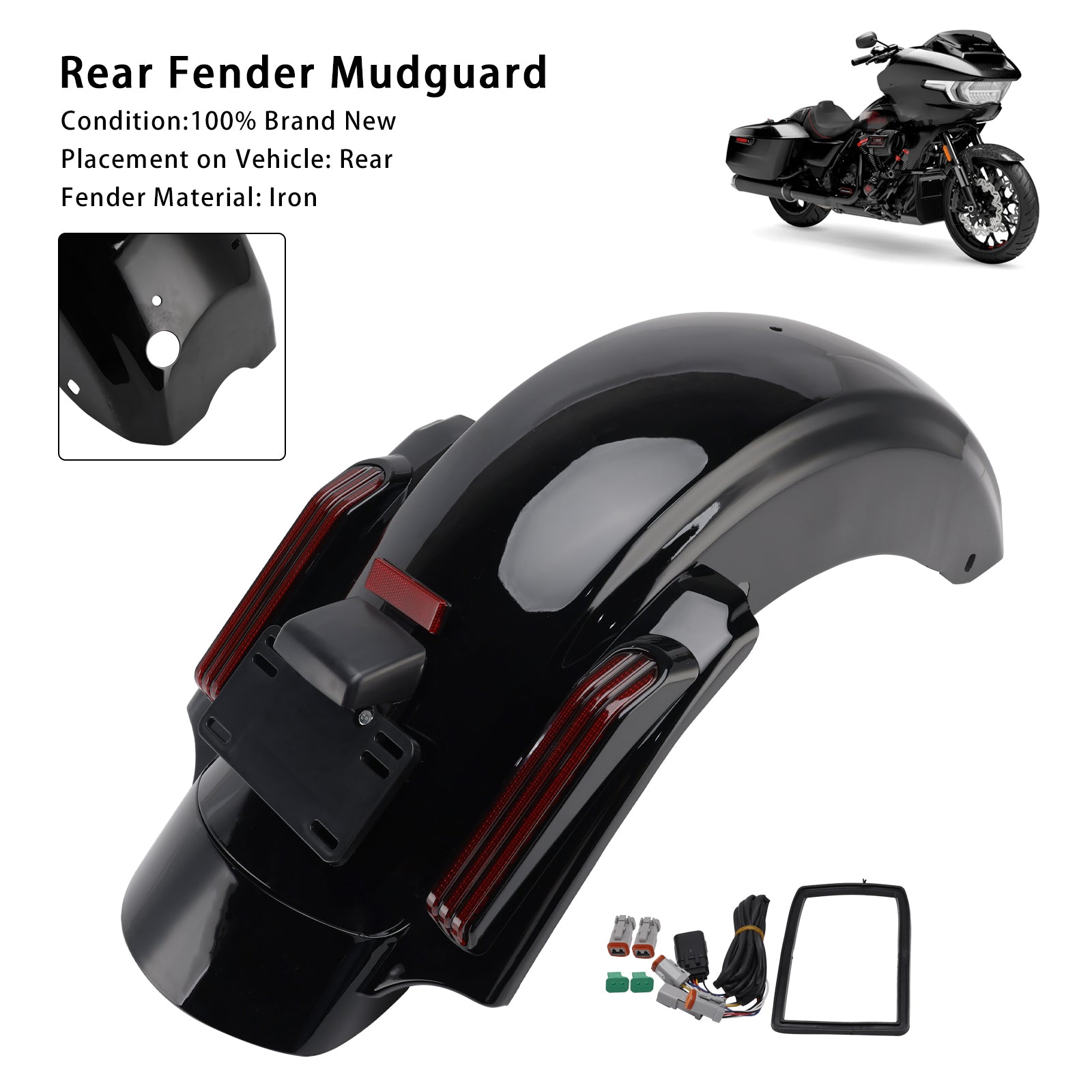 2023-2025 Touring Road Glide Street Glide CVO  Rear Fender System