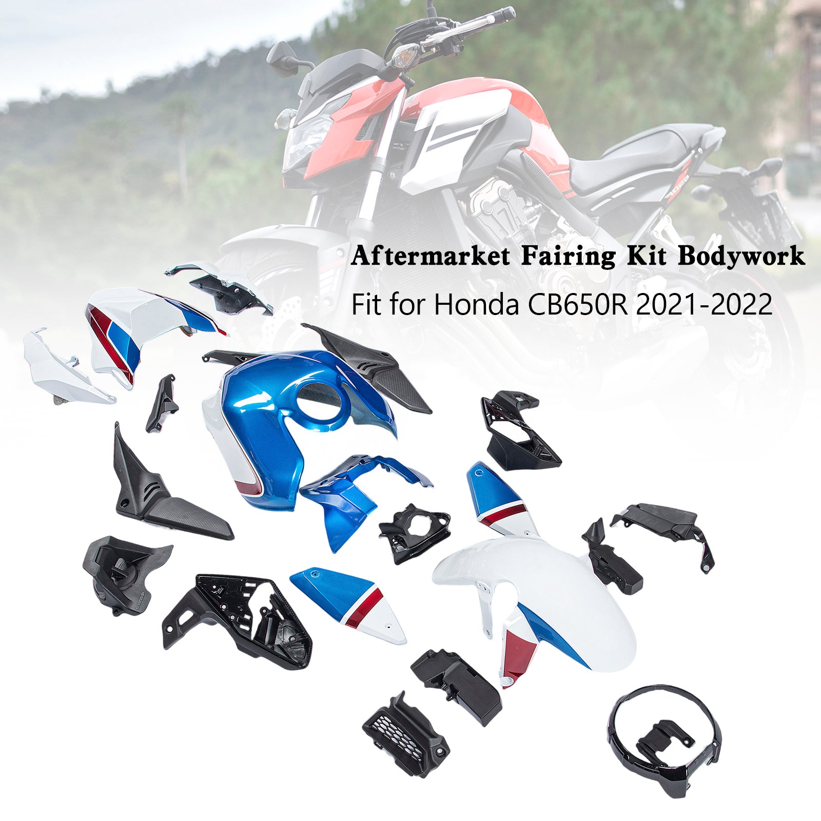 Amotopart (21-23) Honda CB650R Fairing Kit Colletion2