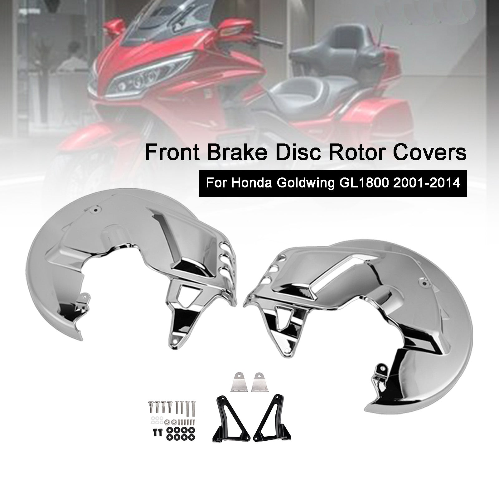 Honda Goldwing GL1800 F6B 01-15 Front Brake Disc Rotor Covers