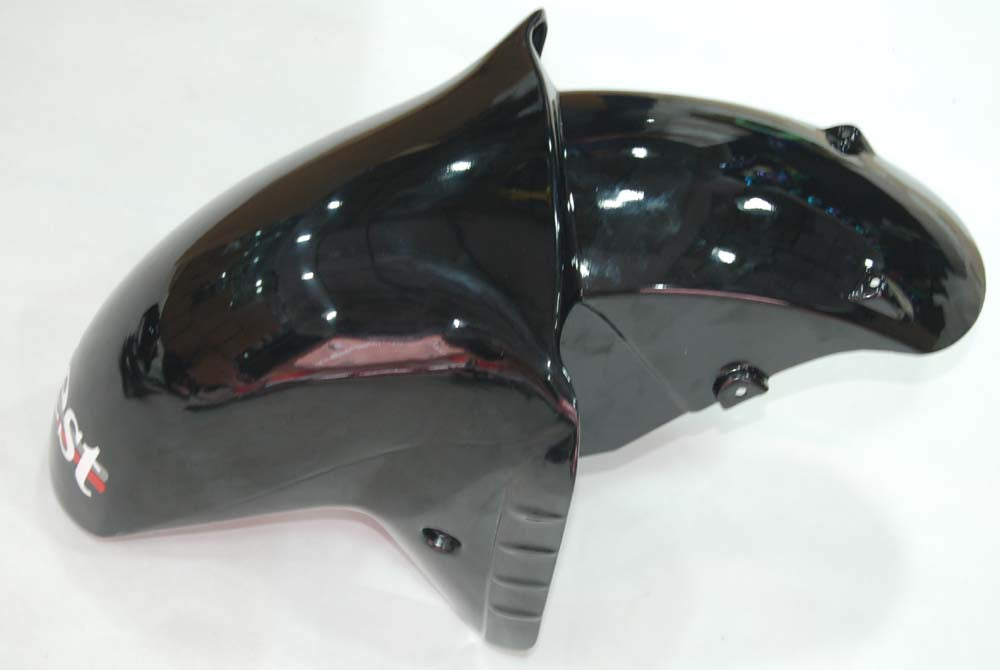 Amotopart 2006–2011 Kawasaki ZX14R Verkleidungsset in Schwarz mit weißen Logos