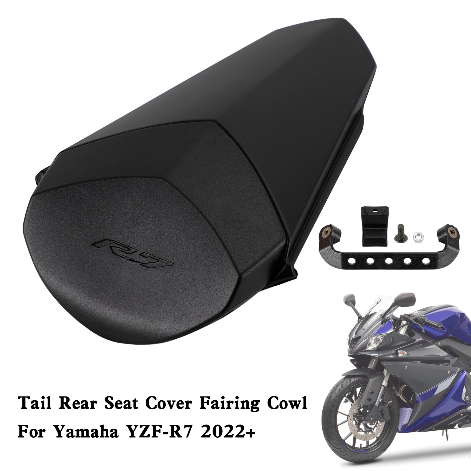 22-23 YAMAHA YZF R7 Tail Rear Seat Cover Fairing Cowl