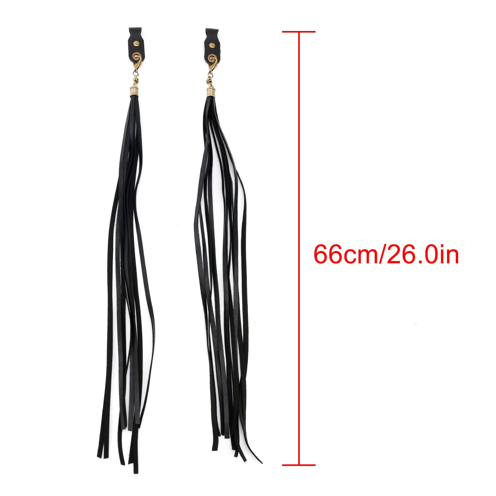 Dyna Road Glide Road King Handlebar Tassel Brake Lever Grip Decoration Black