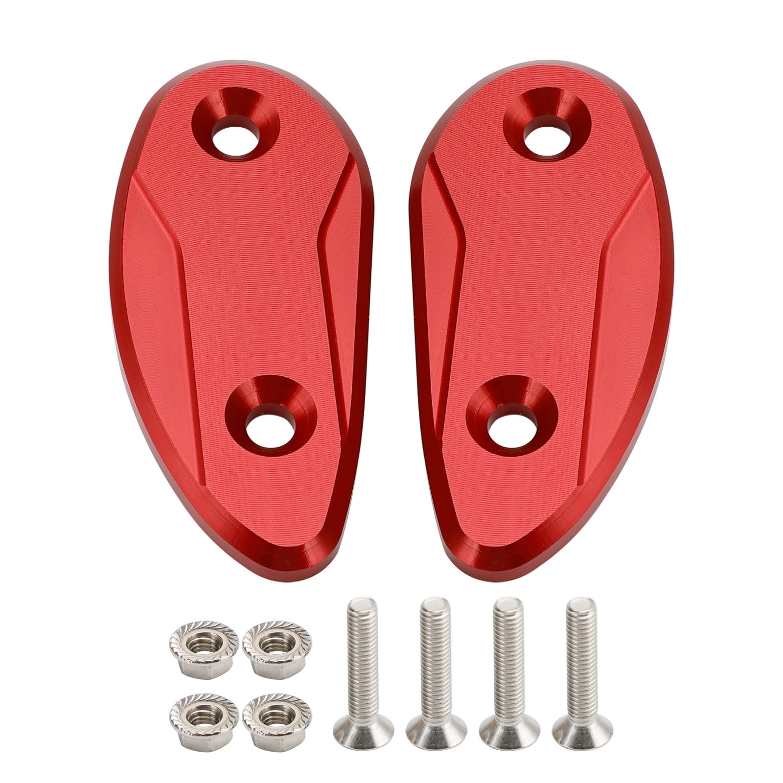 Placas de bloqueo de espejo rojo CNC para Honda CBR 1000 RR CBR1000RR 2008-2023