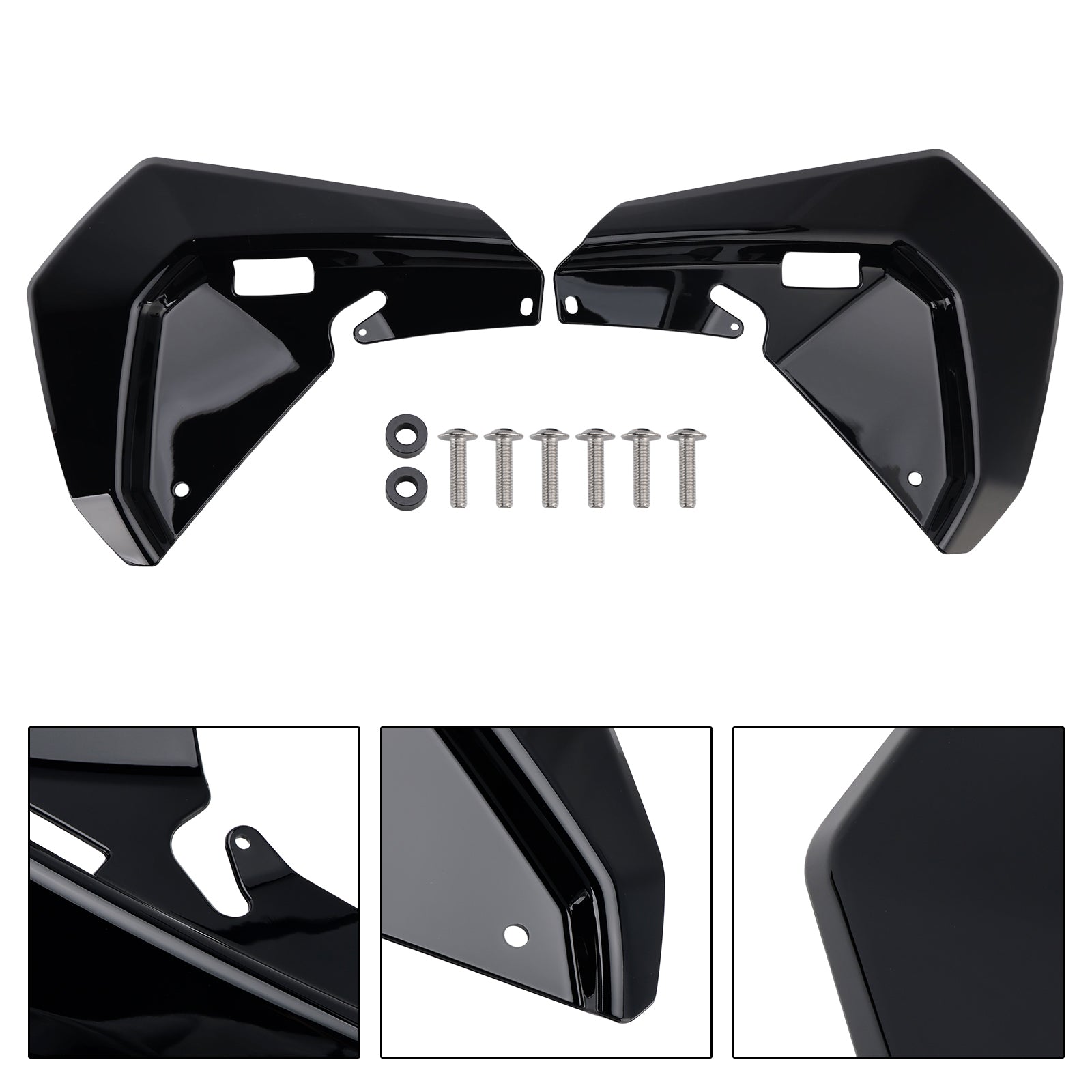 2025-2026 BMW R1300GS ADV Windshield Plate Side Panels