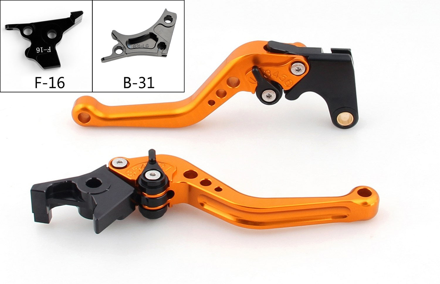 17-18 Kawasaki Short Adjustable Brake Clutch Levers