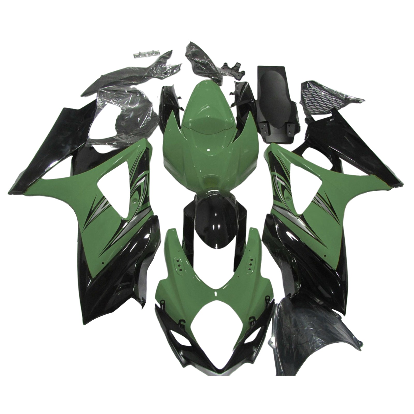 Amotopart 2007-2008 Suzuki GSXR1000 Greenverreichterung Kit