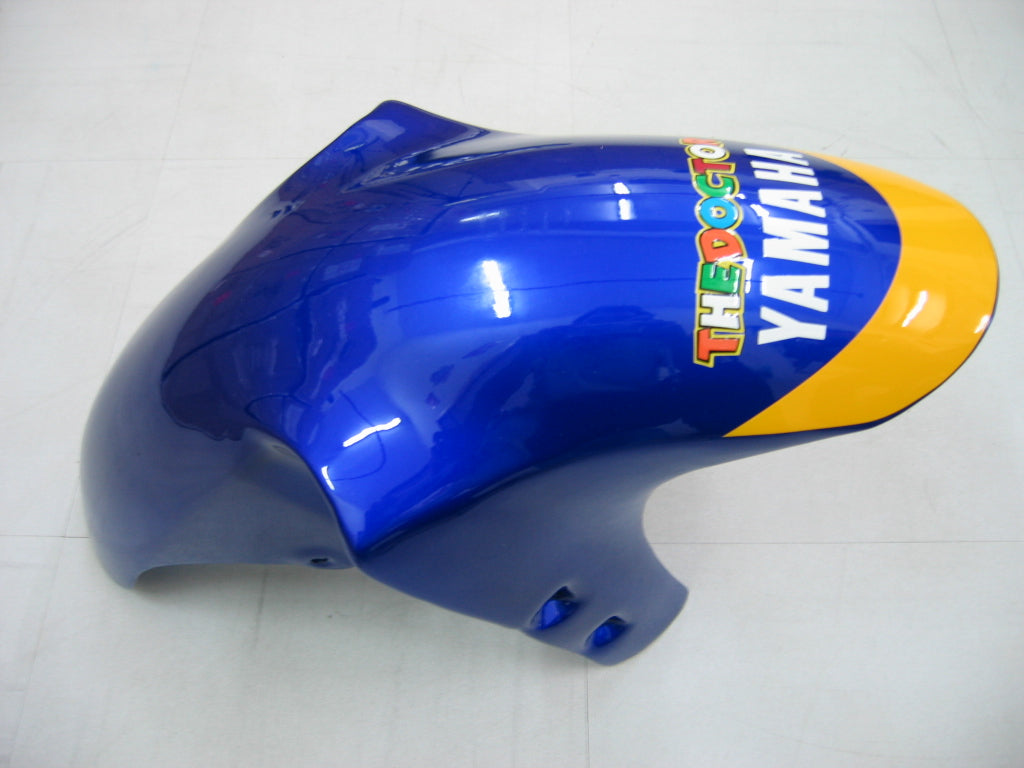 Amotopart 2000-2001 Yamaha YZF 1000 R1 Blue&White Style1 Fairing Kit