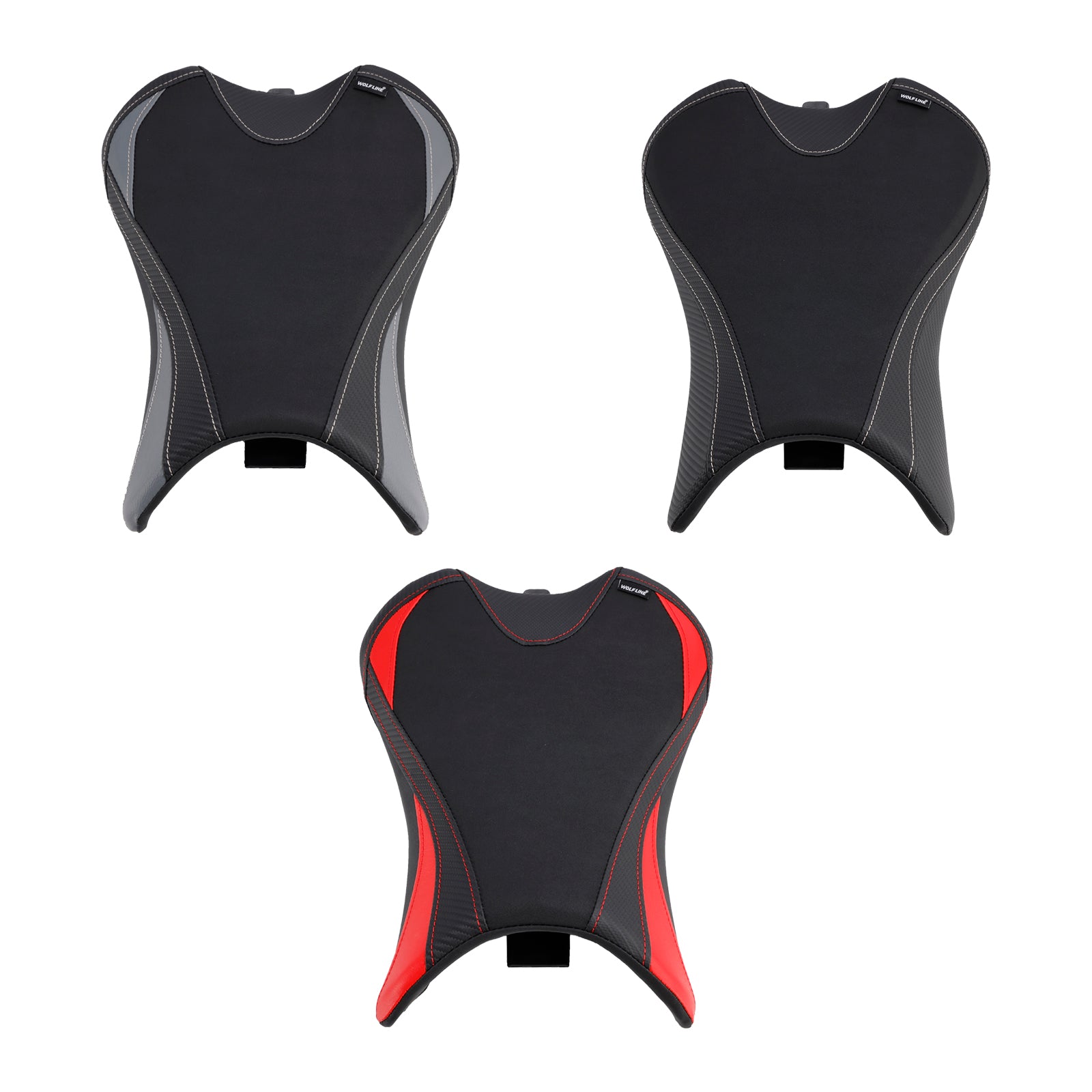 19-22 Street Triple 765/S/R Front Driver Raider Seat Pillle Black