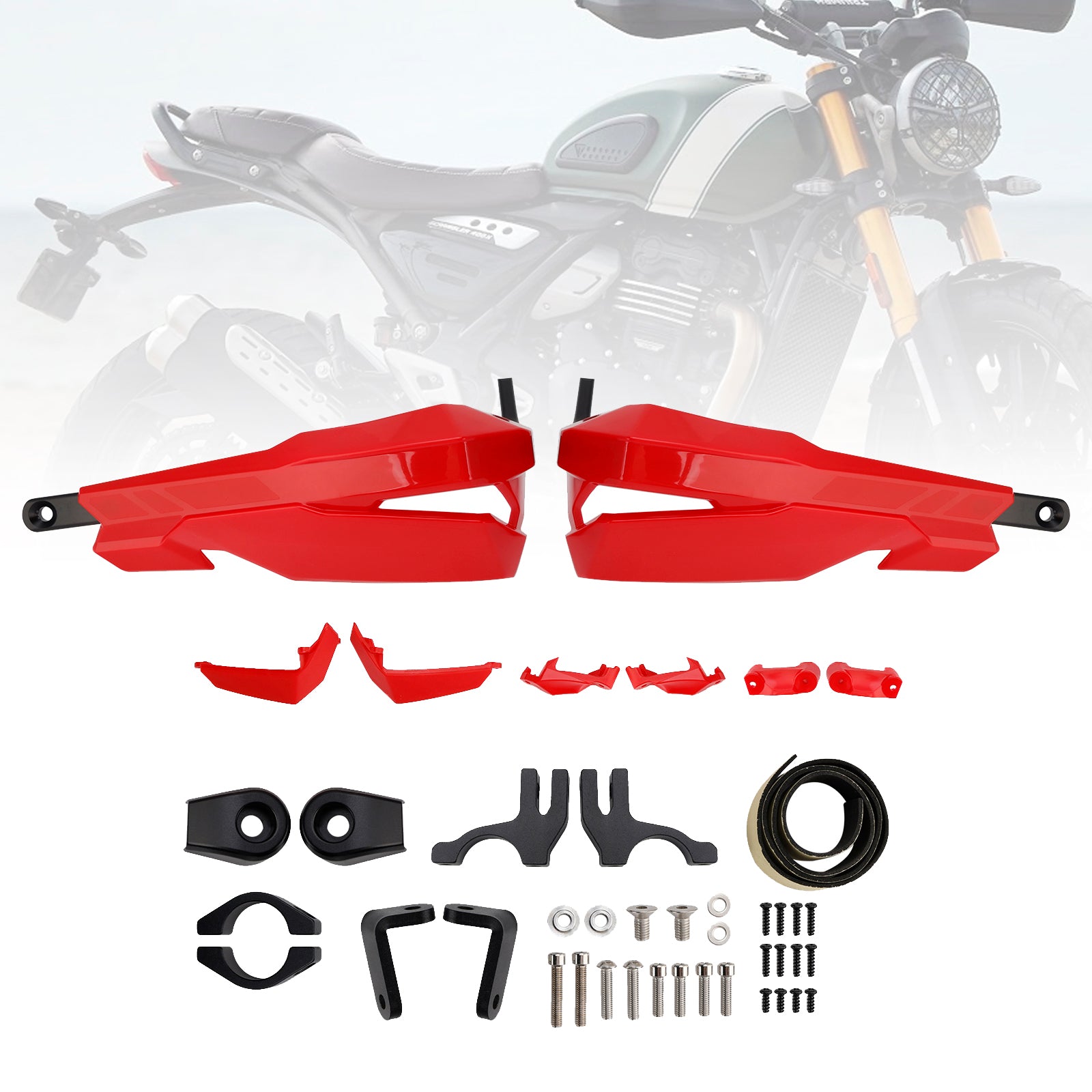 2024-2025 SCRAMBLER 400 X  Handguard Protector