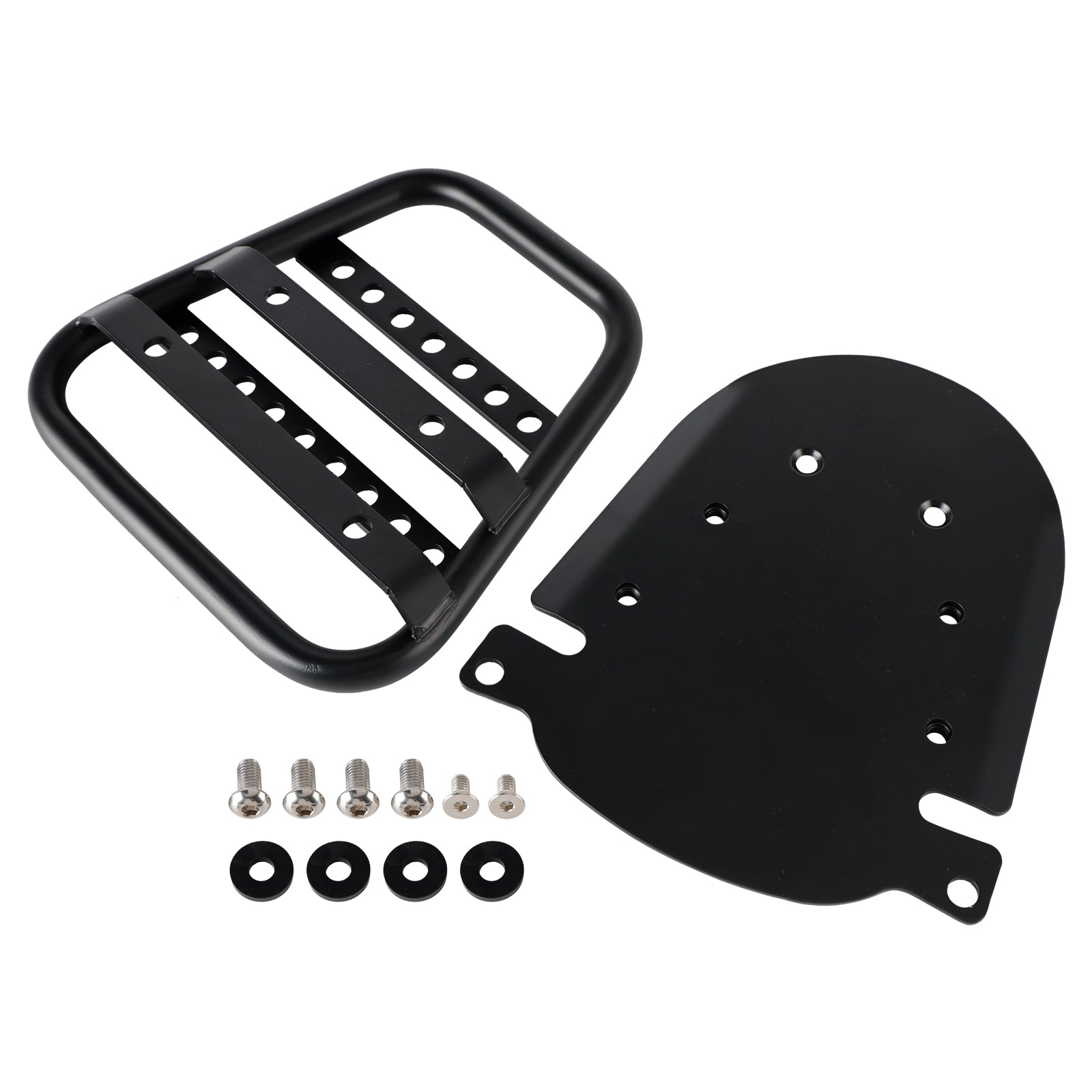 2023 2024 2025 Scrambler 400X Rear Seat Rack Luggage Carrier Black