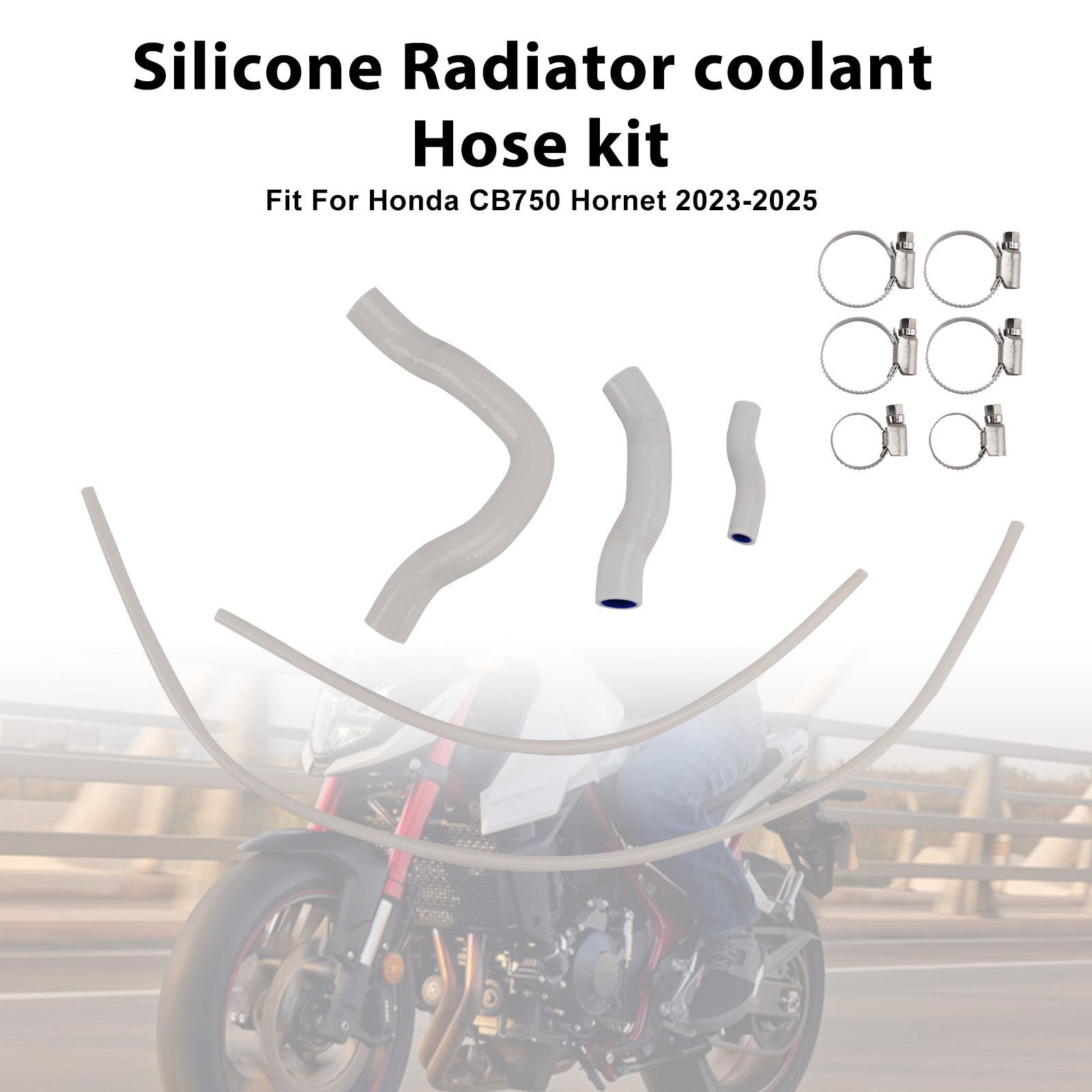 23-25 Honda CB750 Hornet XL750 Transalp Silicone Radiator coolant Hose