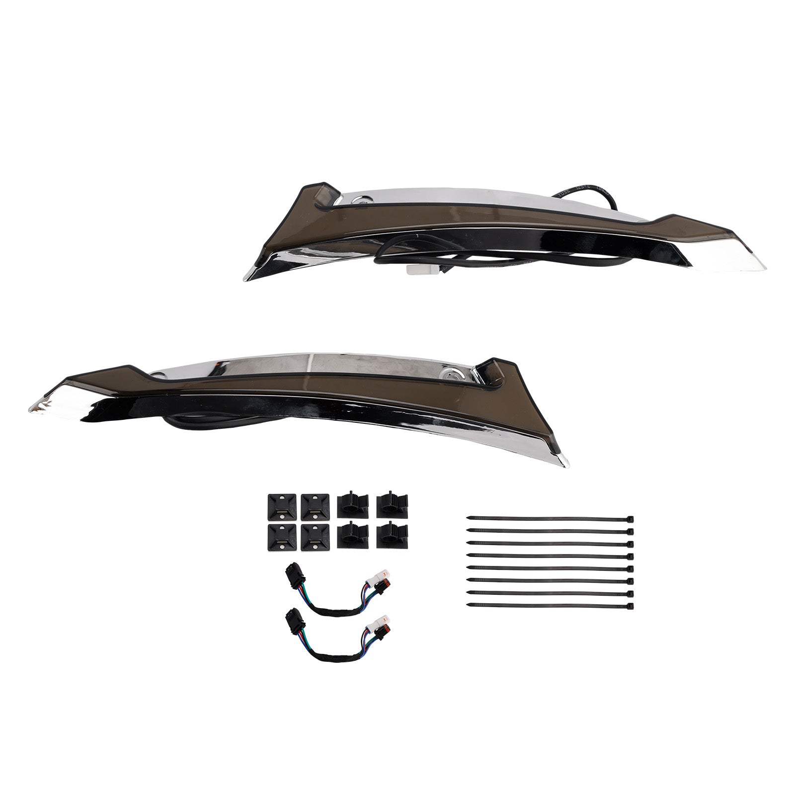 2014-2023 Touring Road Glide Windshield Trim LED Turn Signal Lights