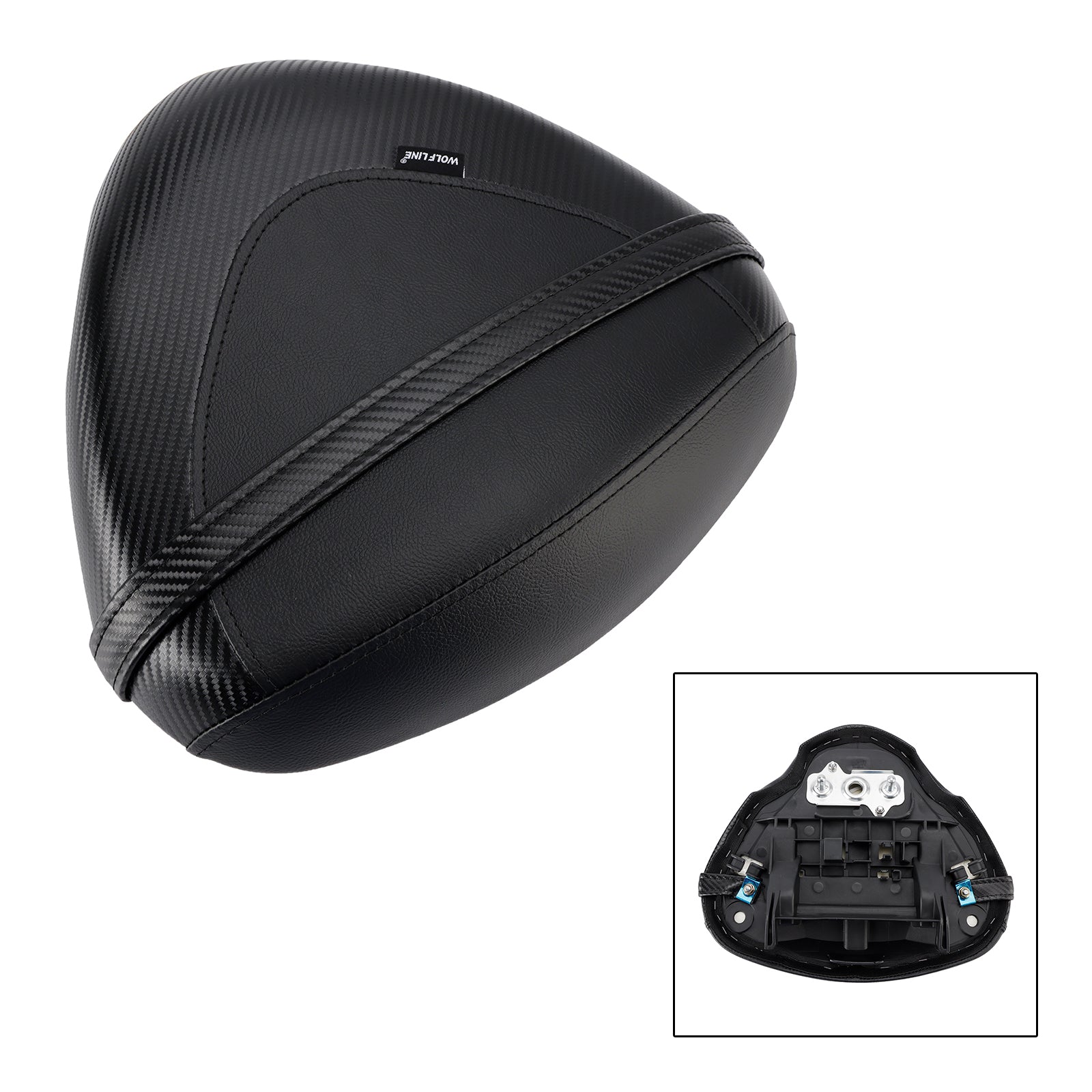 22-24 White SUZUKI Hayabusa GSX1300R Rear Seat Passenger Cushion Flat Pu