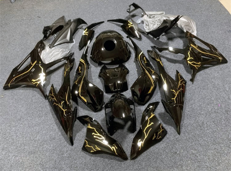 Amotopart 2019–2022 BMW M1000RR S1000RR Verkleidungsset in Schwarz und Gold