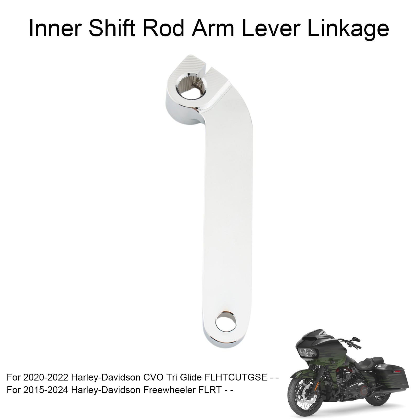 84-19 Road King FLH FLT FLRT Inner Shift Rod Arm Lever Linkage 1602-0868