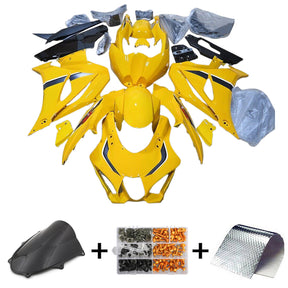 Amotopart 2017-2024 K17 GSXR1000 Suzuki Yellow Fairing Kit