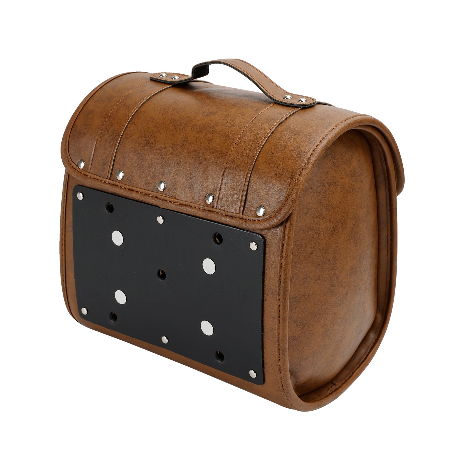 Cruiser Adv Cafe Side Tool Bag Saddlebag Quick Release Luggage Kit Brown