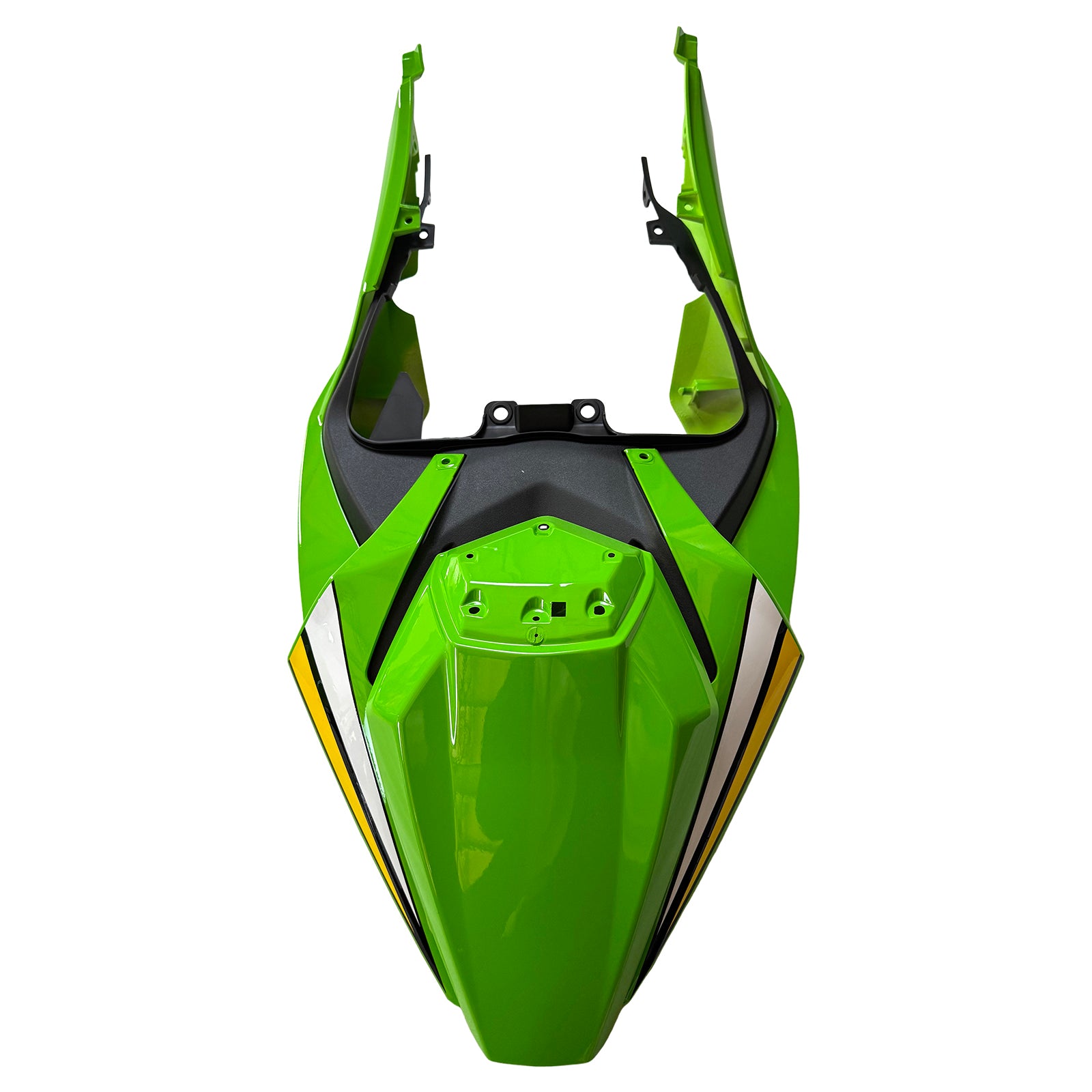 Amotopart 2024-2026 Kawasaki ZX-6R Green White Fairing Kit