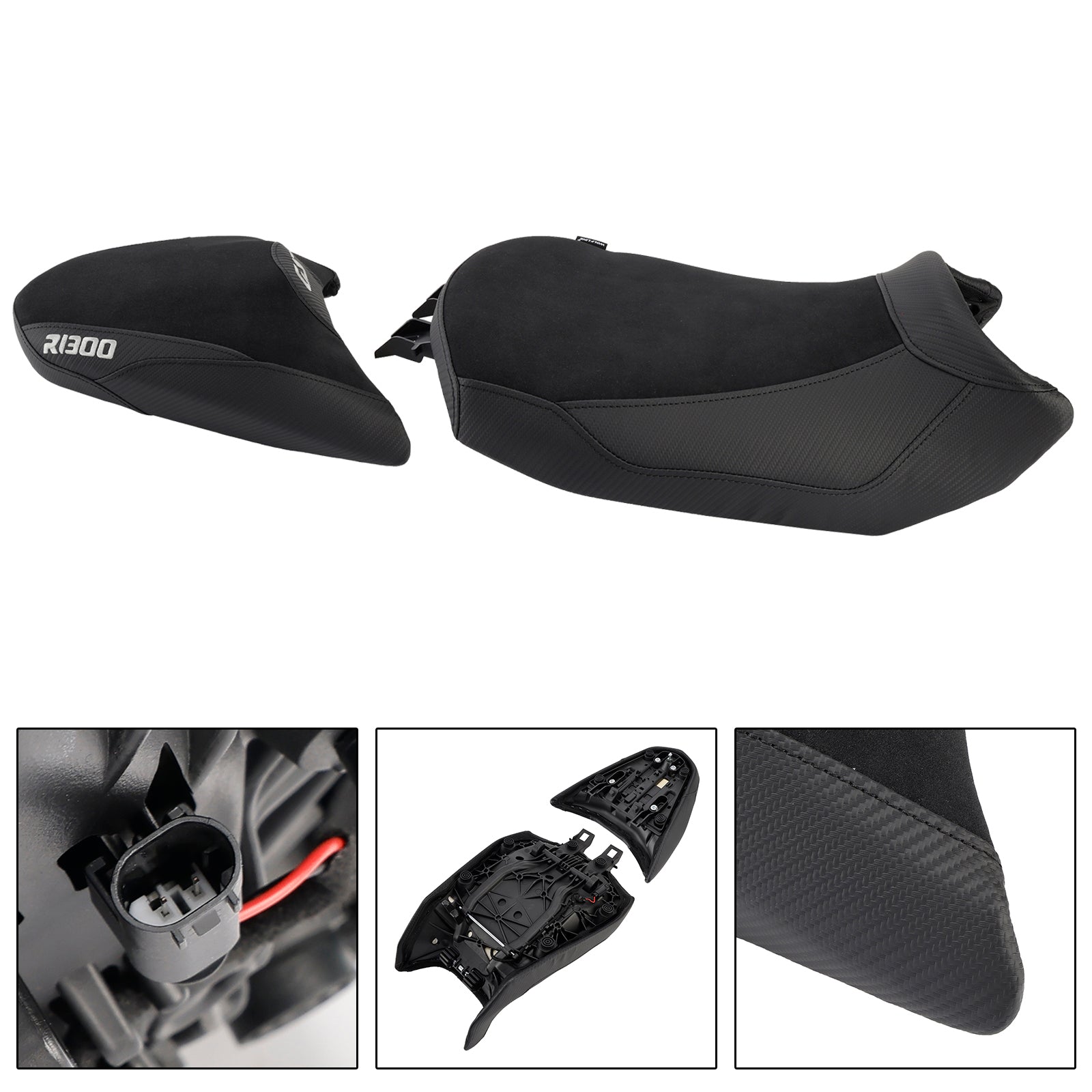 24-25 Bmw R1300Gs R 1300 Gs Lower Front W/ Rear Seat Driver Pillion Black