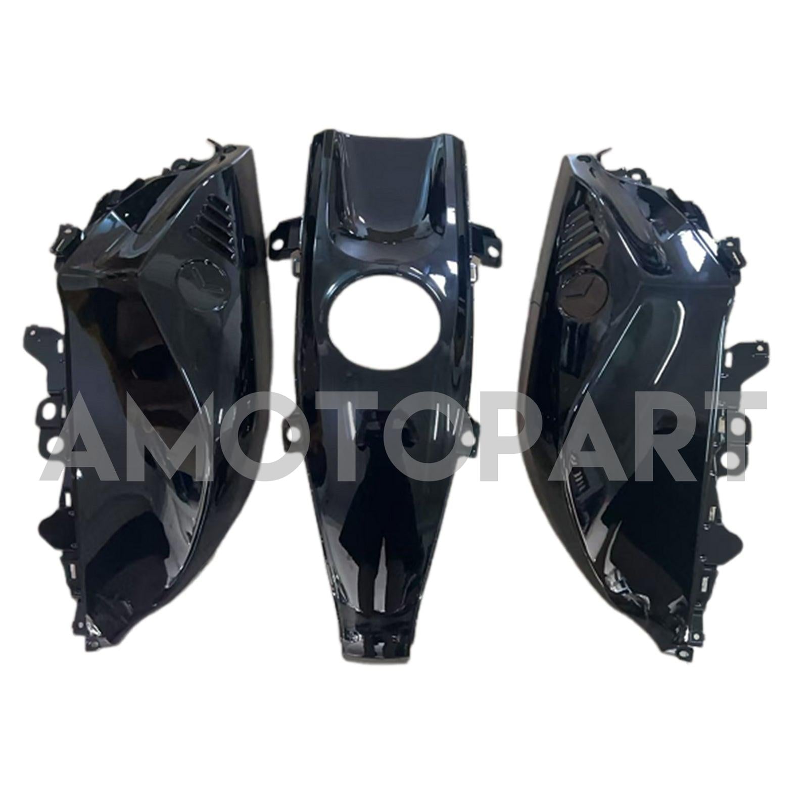 Amotopart 2021-2025 Yamaha YZF-R7 Glossy Black Fairing Kit