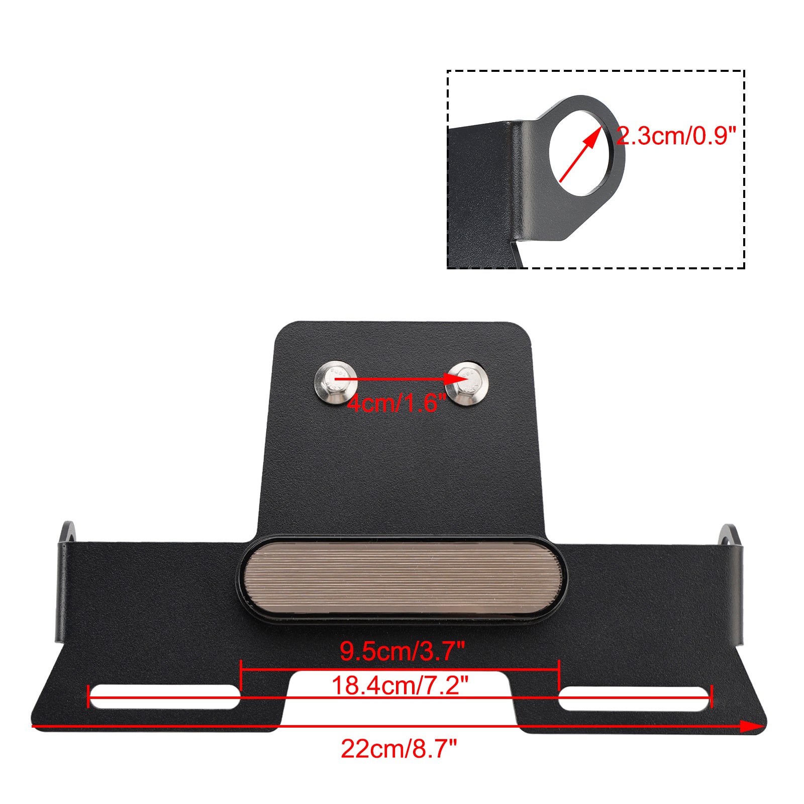 23-24 Honda CL250 CL300 CL500 SCL500 Fender License Plate Holder Bracket