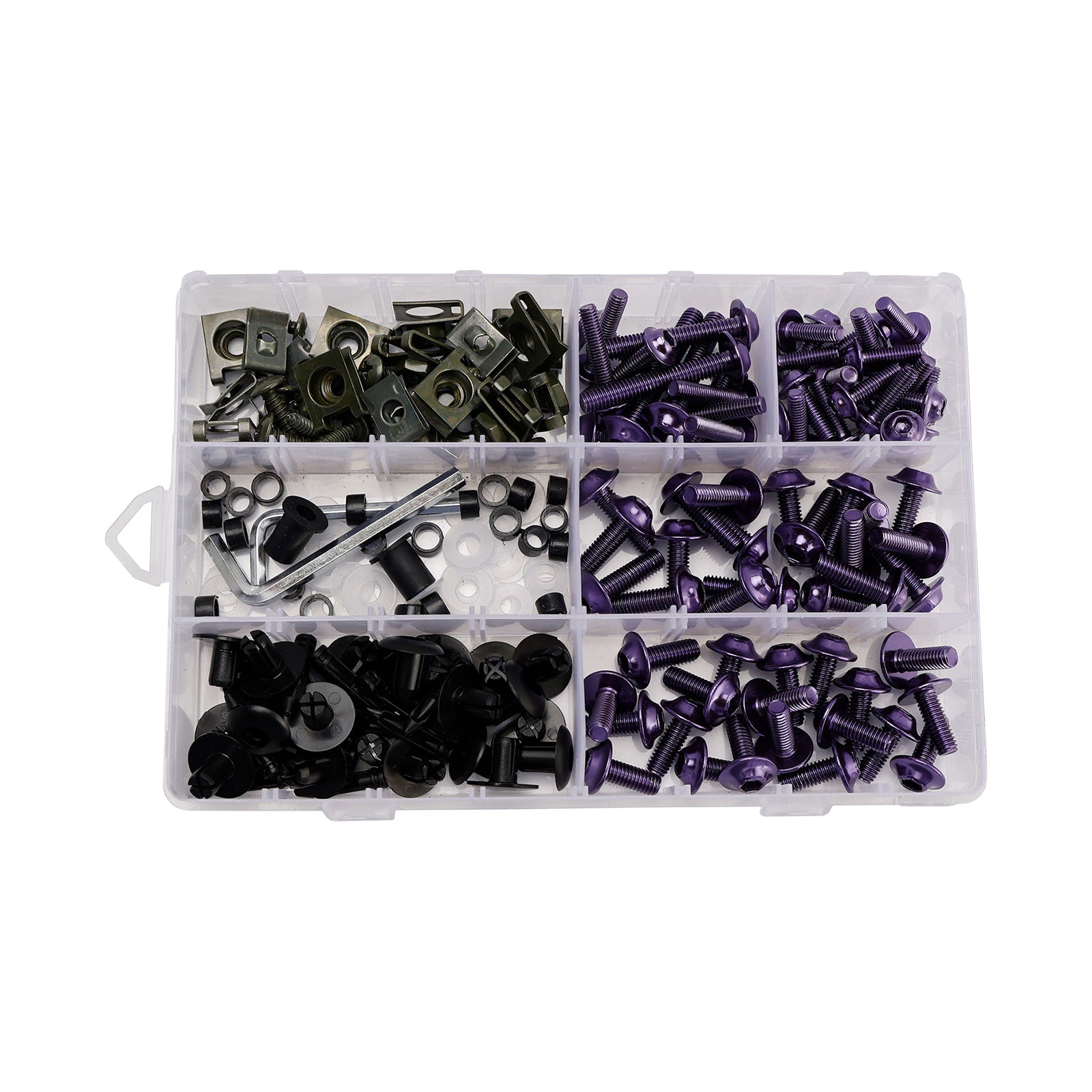 Amotopart 2018-2024 Kawasaki EX400 Ninja400 Purple Fairing Kit