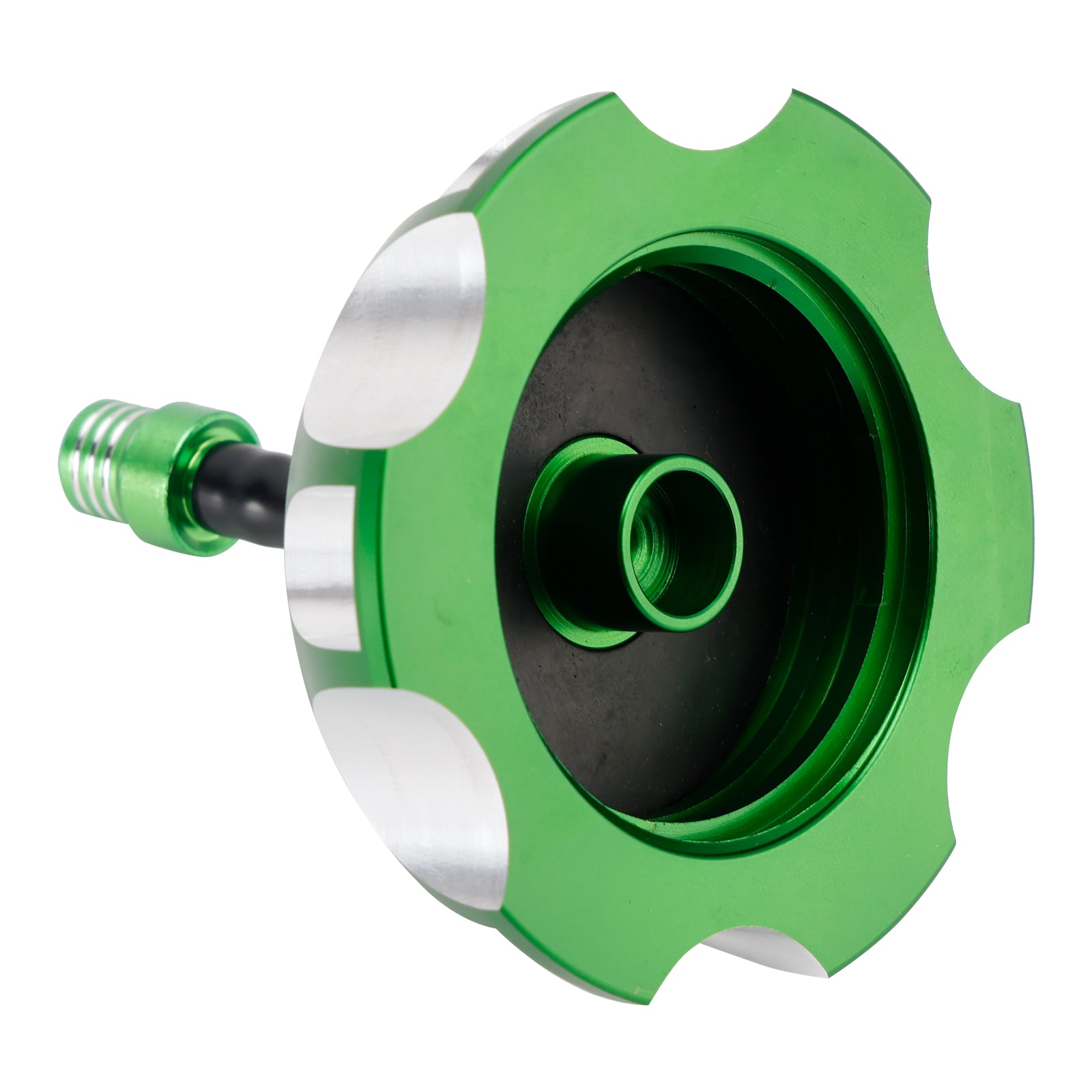 2000-2013 Kawasaki KX65 KX85 KX100 KX125 Aluminum Fuel Tank Cap w/Vent Green