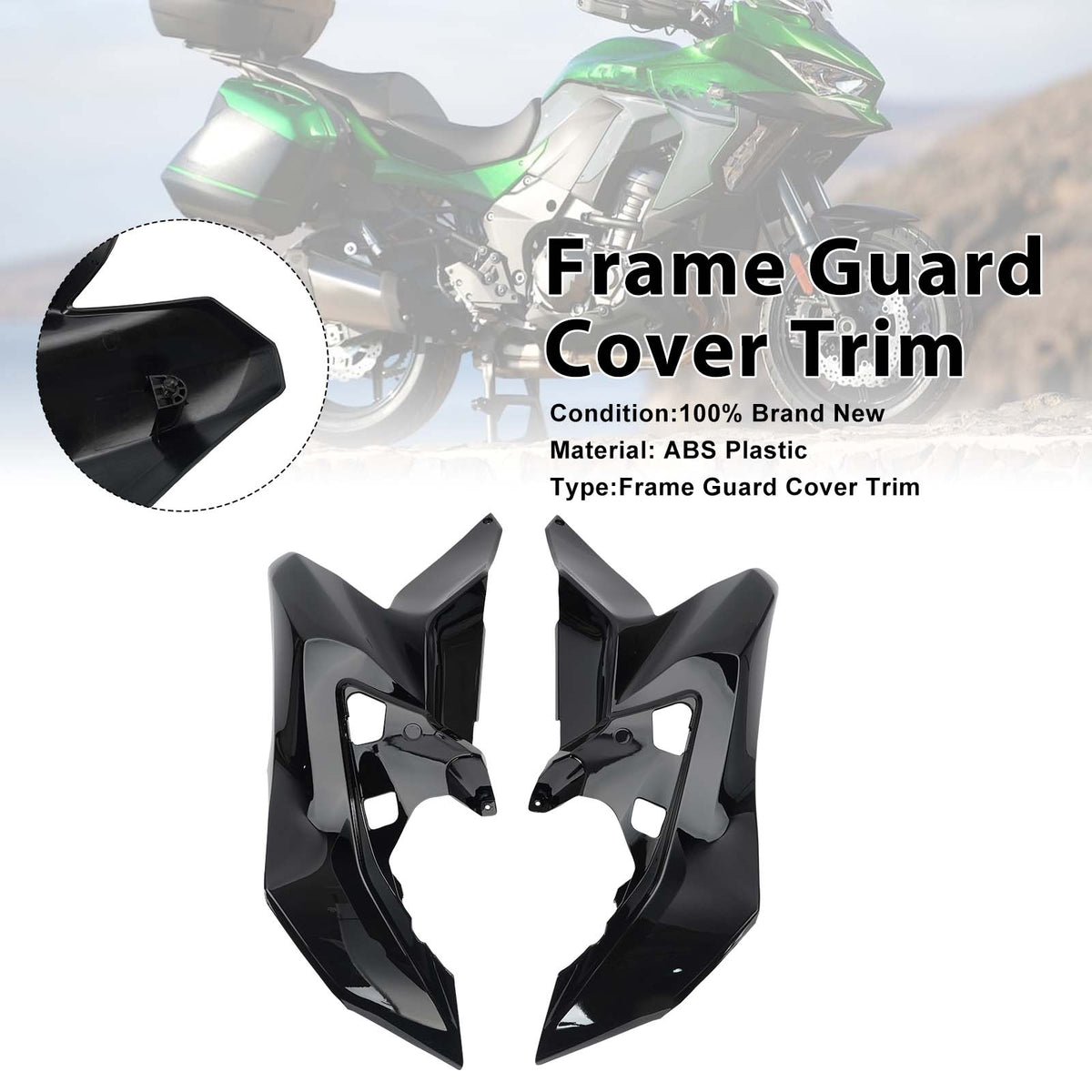 2019-2024 Kawasaki Versys 1000 Frame Guard Side Cover Fairing