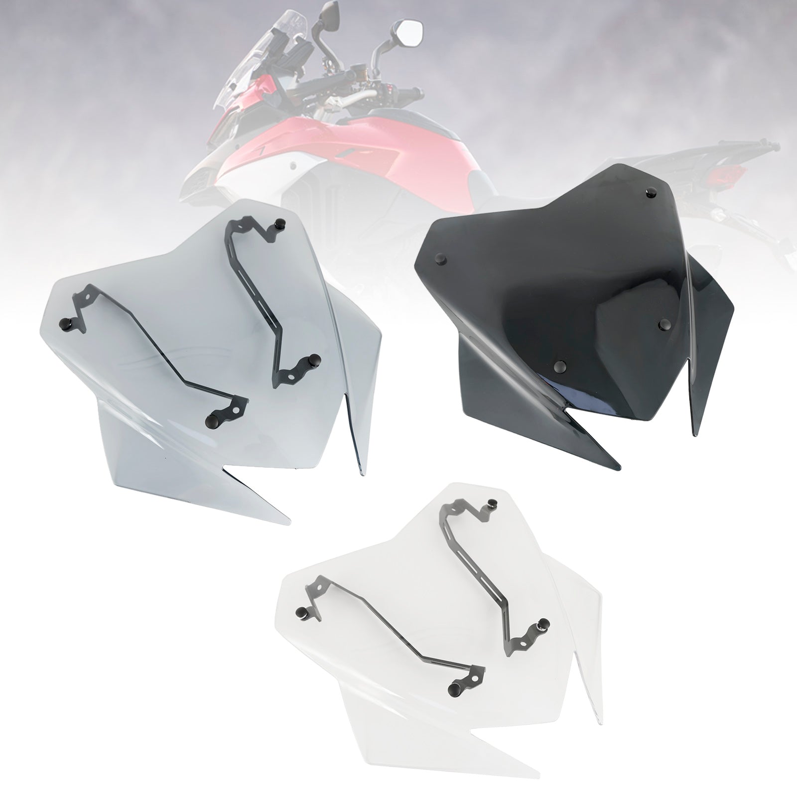 Windshield WindScreen fit for DUCATI MULTISTRADA V4/S/S SPORT 2021-2023