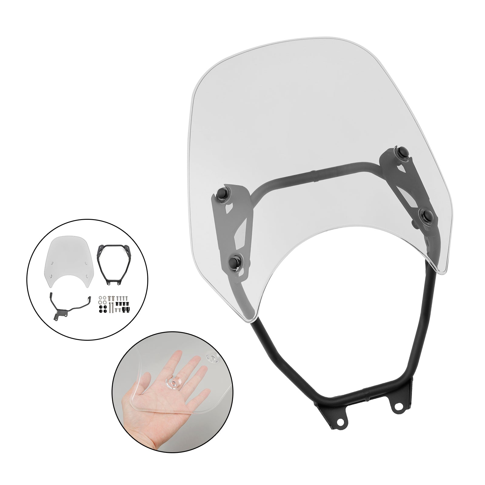 2023-2024 Honda GB350 GB350S ABS Motorcykel vindrutan vindruta