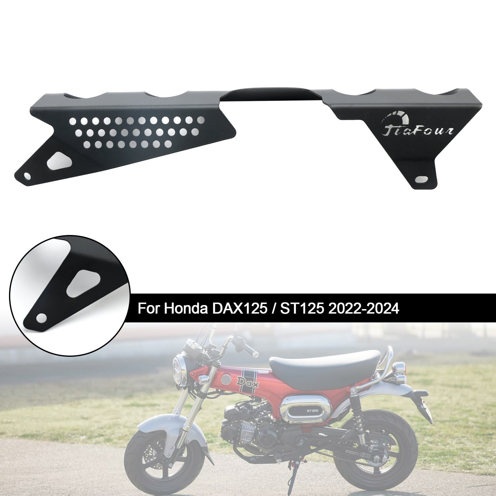 22-24 Honda Dax 125 St125 Protezione della copertura della catena della ruota dentata