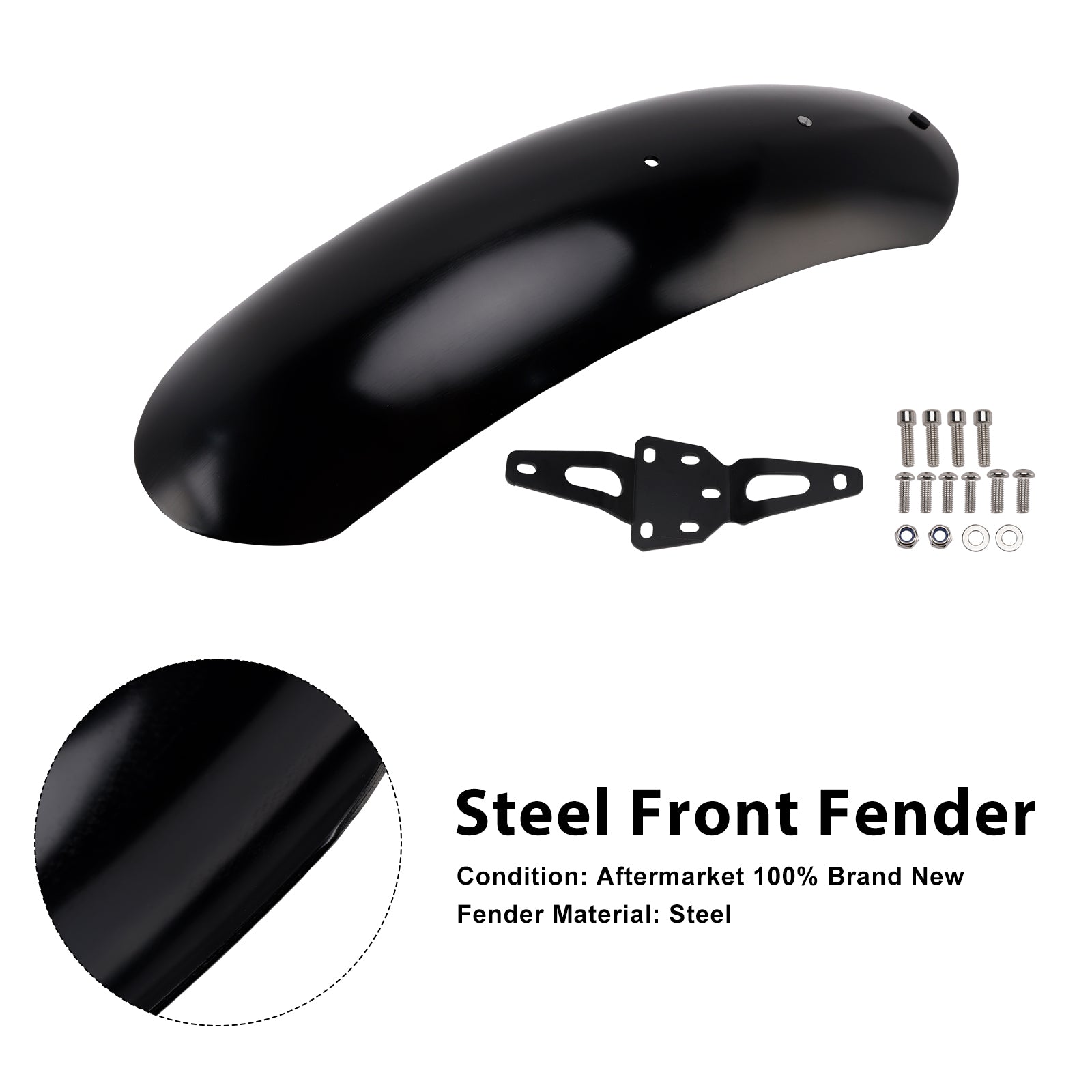 Street Scrambler 900 Speed Twin 900 Steel Front Fender Mudguard
