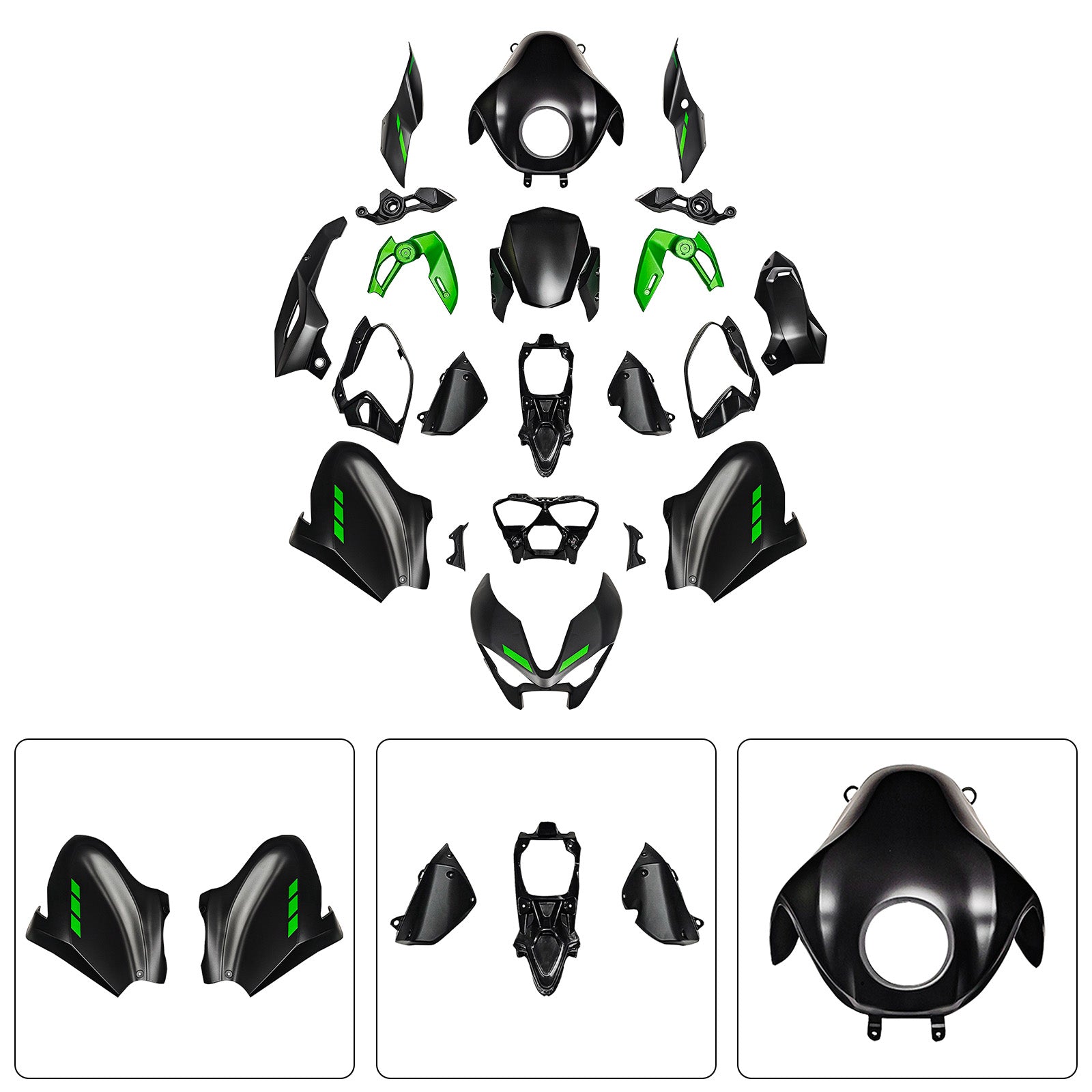Amotopart 2025-2026 Kawasaki Z900 Fairing Kit Collection