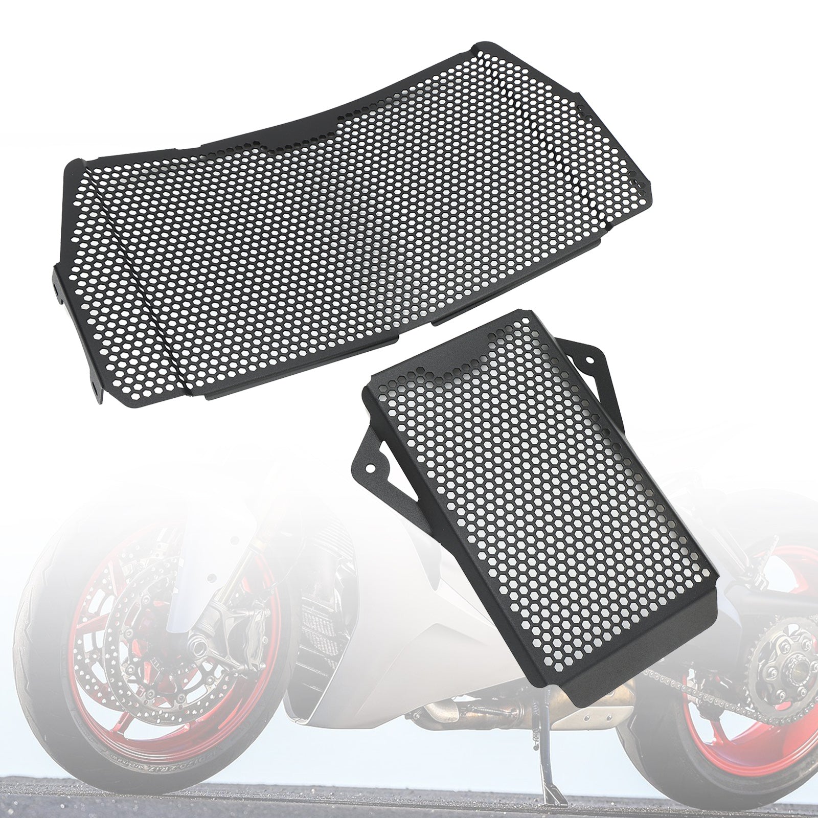 Protecteur de radiateur, couvercle de radiateur adapté à Ducati Supersport 930 950 21-23