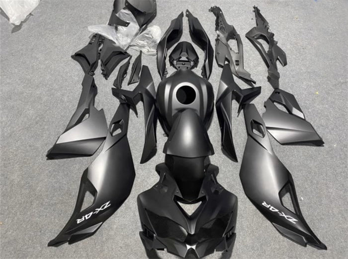 Amotopart 2019-2024 Kawasaki Ninja ZX25R ZX4R ZX4RR Matte Black Fairing Kit