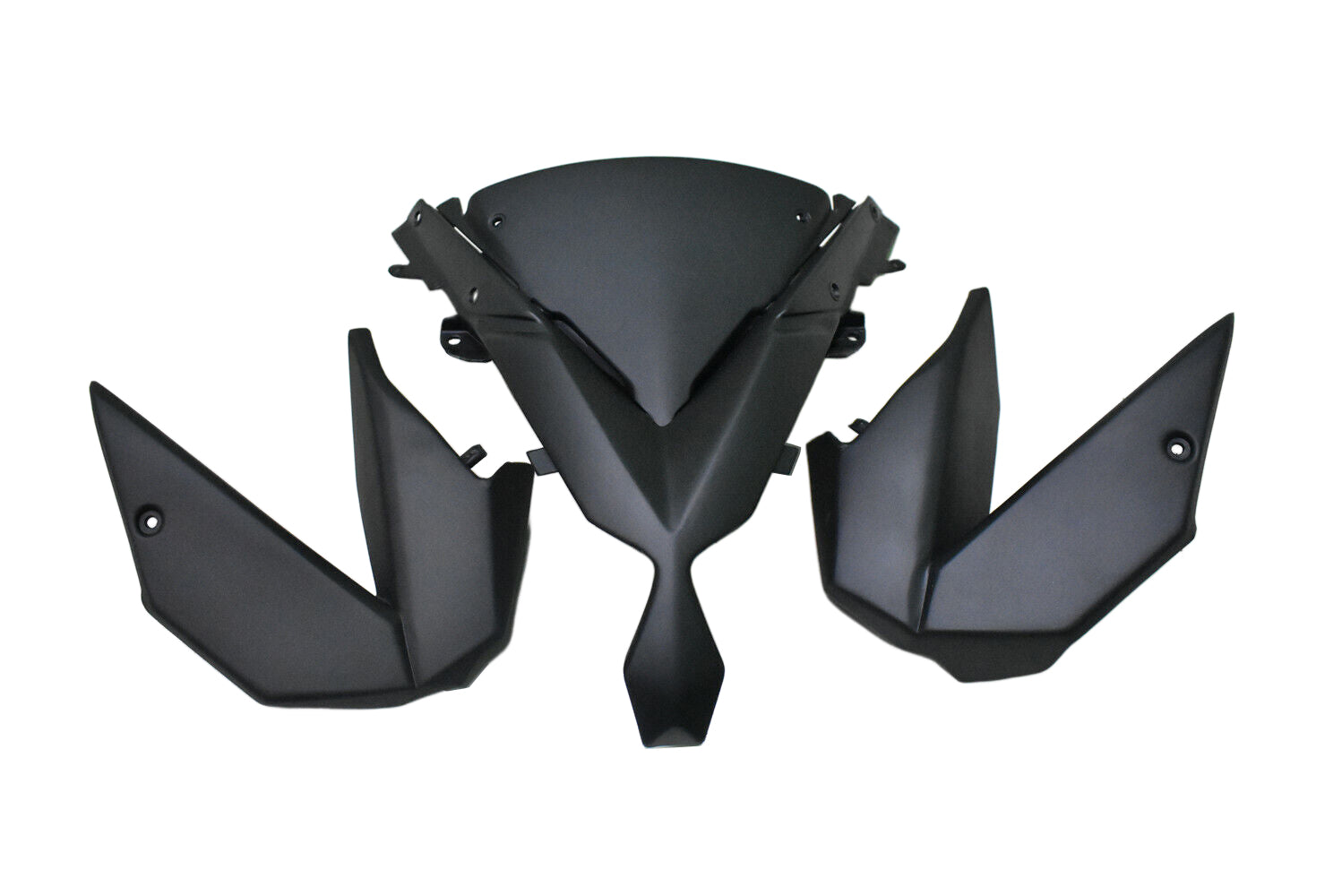 Amotopart 2009-2011 Ninja 650 ER-6F EX650 Kawasaki Black Fairing Kit