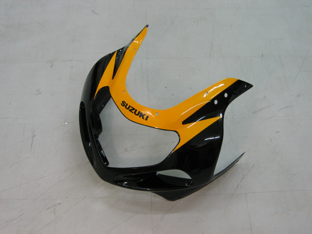 Amotopart 2001-2003 Suzuki GSXR600 Yellow Black Fairing Kit