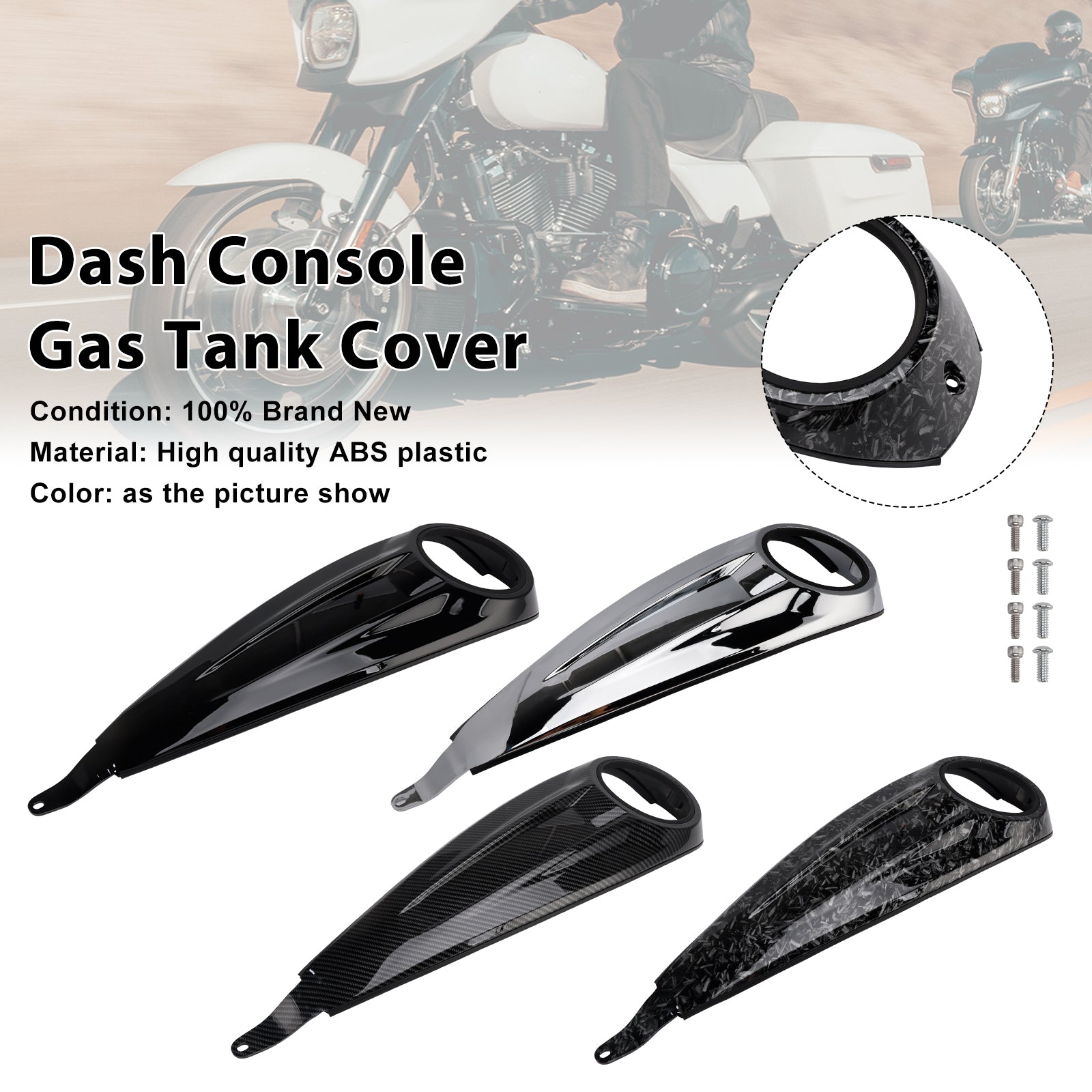 Touring Road Glide / Street Glide 2023-2025 Dash Console Gas Tank Cover