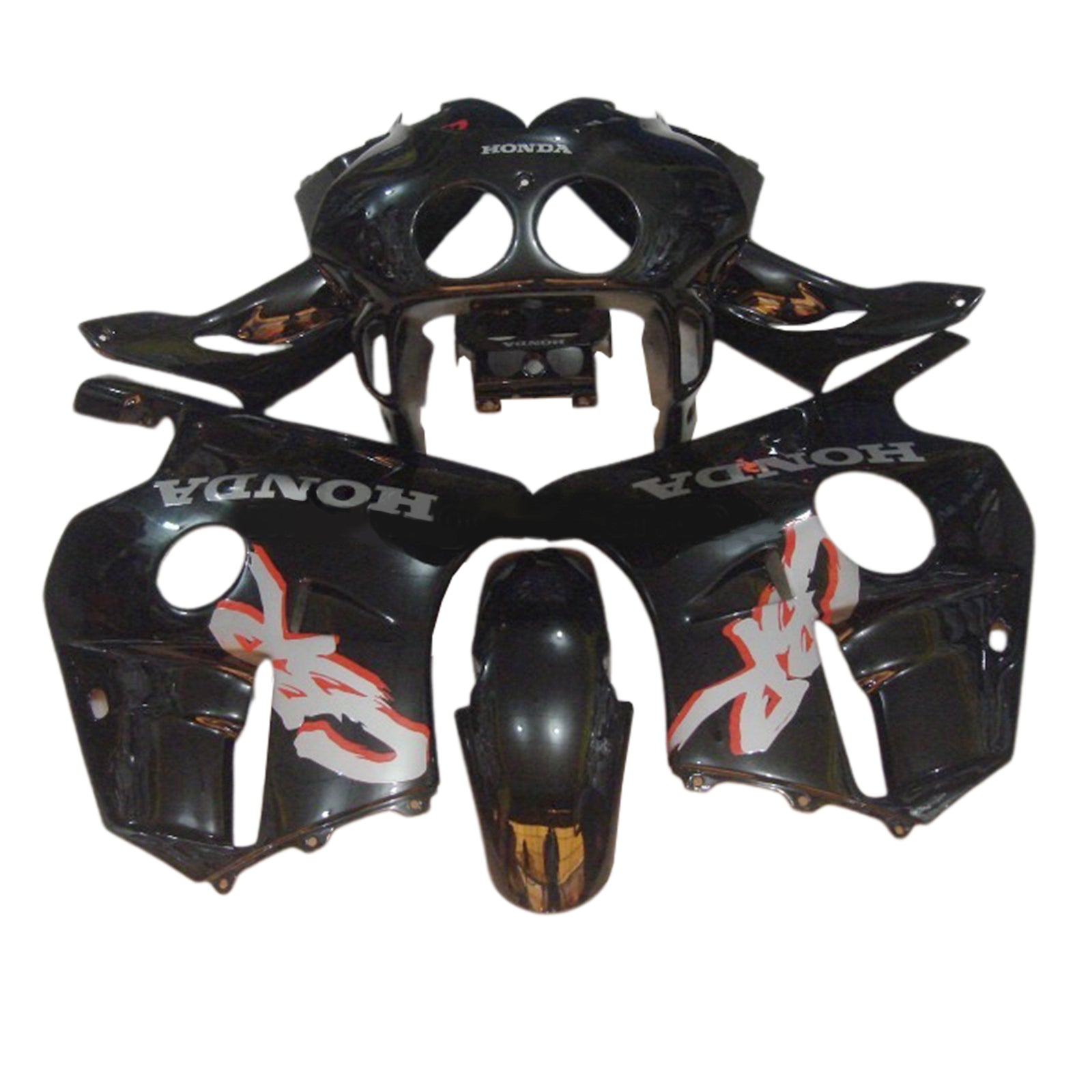 Amotopart 1990-1998 Honda CBR250RR MC22 Black Fairing Kit