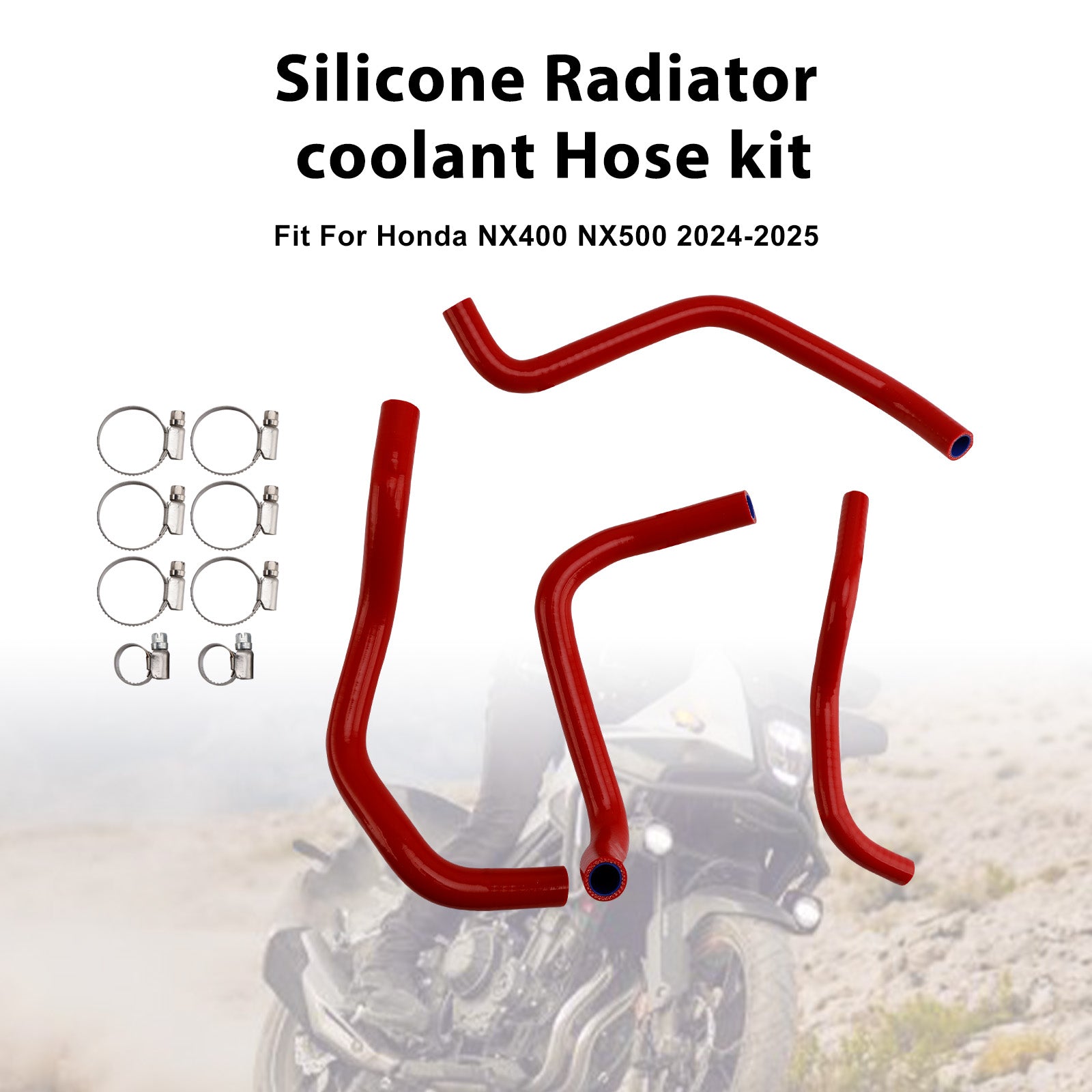 Honda NX400 NX500 CB500 CB500F/X/R Silicone Radiator coolant Hose