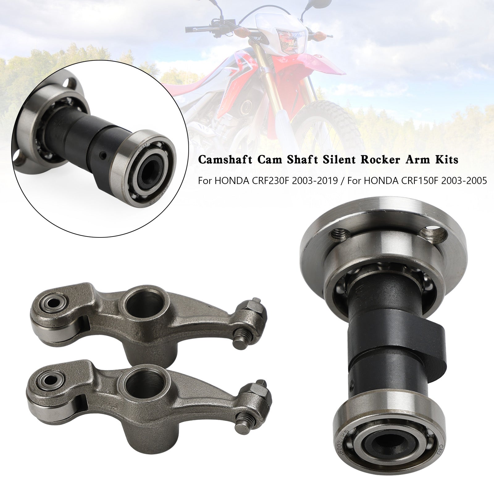 Nockenwellen-Nockenwellen-Silent-Kipphebel-Kits für Honda CRF150F CRF230F 2003–2019