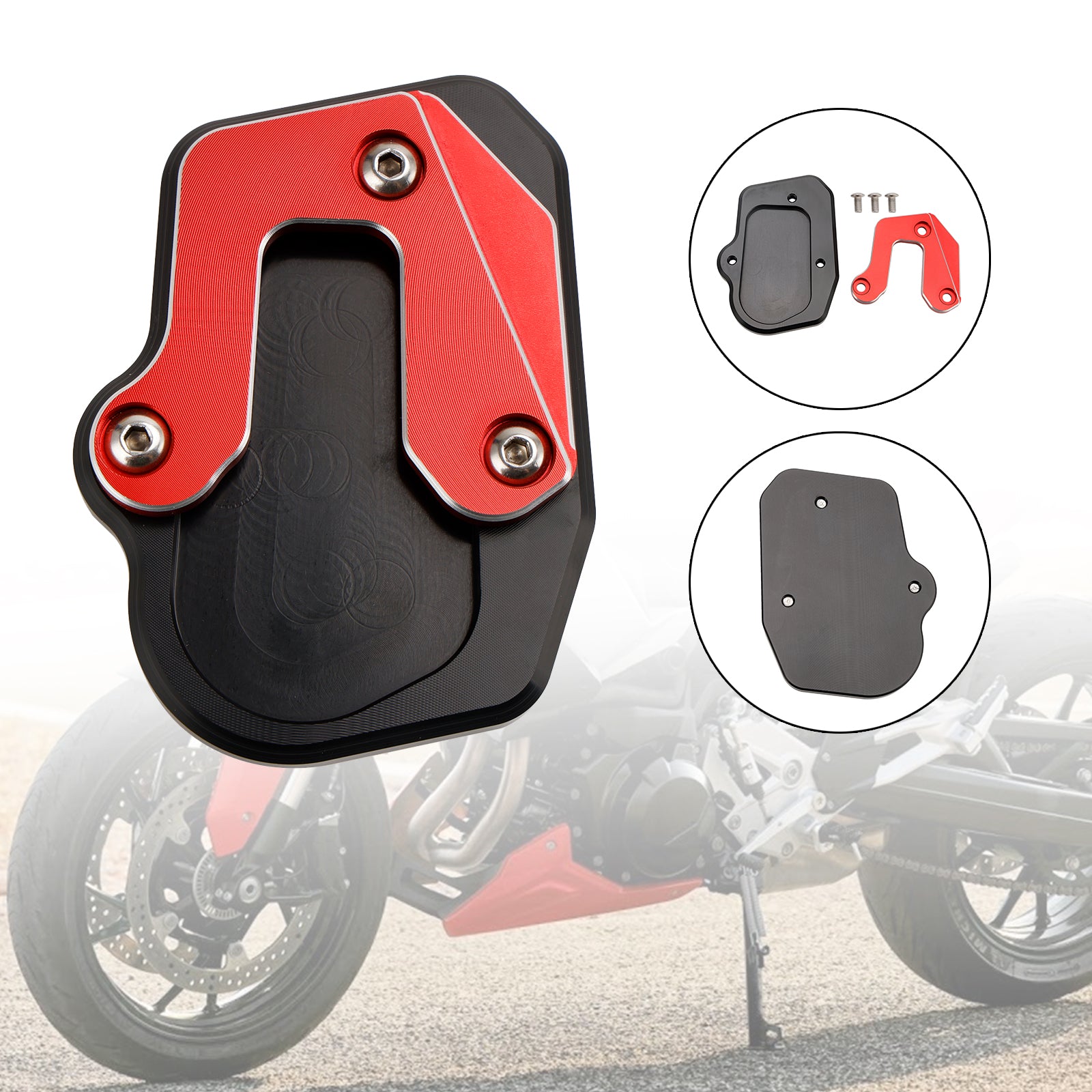 Motorcycle Kickstand Enlarge Plate Pad fit for BMW F900R F900 R 2020