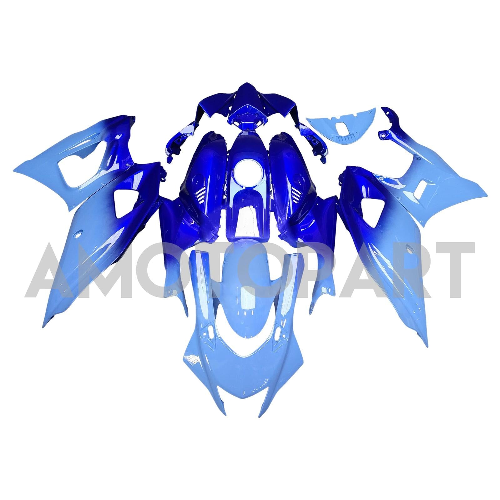 Amotopart 2021-2025 Yamaha YZF-R7 Blue Gradient Fairing Kit