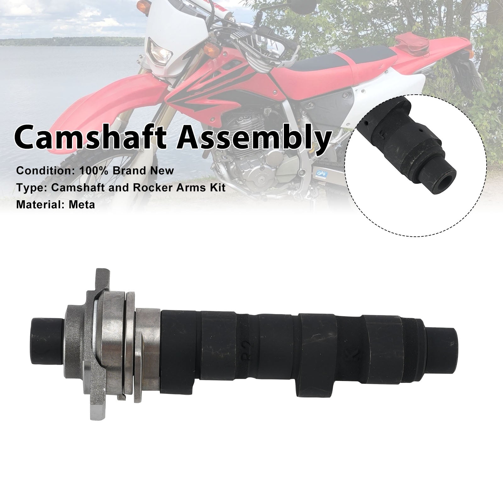 Ensemble d'arbre à cames Honda XR250 XR250R 14000-KCZ-670 1995-2004